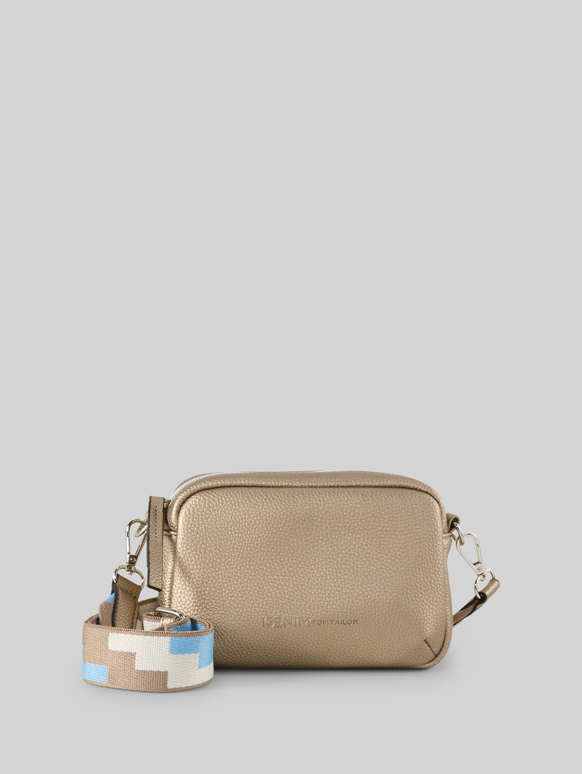 TTSADA faux leather shoulder bag - bronze / bronze - Front product view