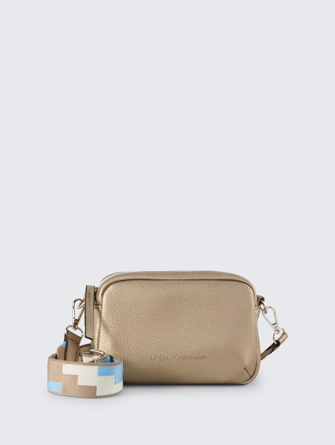 TTSADA faux leather shoulder bag by Denim Female, bronze / bronze