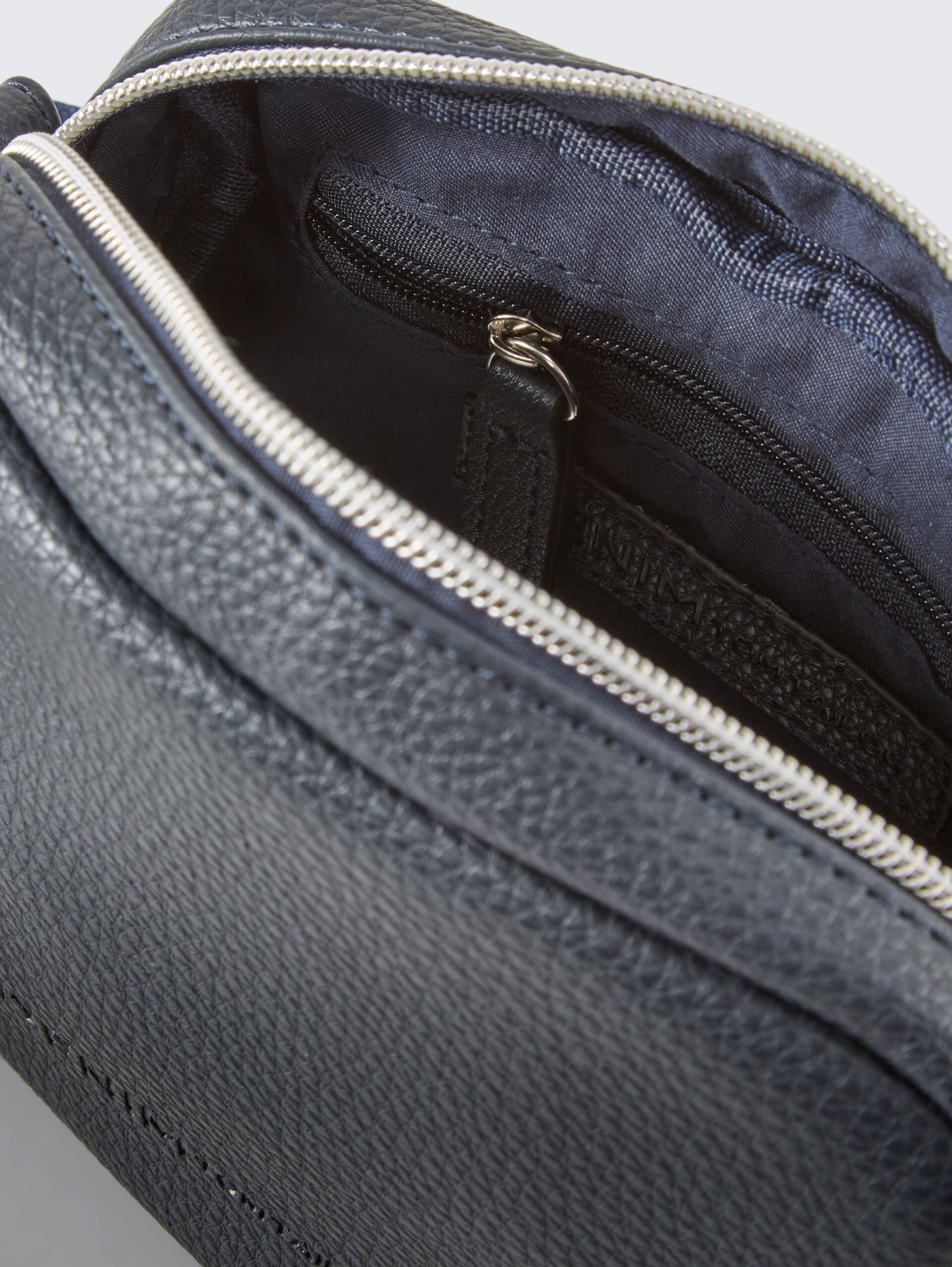 TTSADA faux leather shoulder bag - dark blue - side product view 