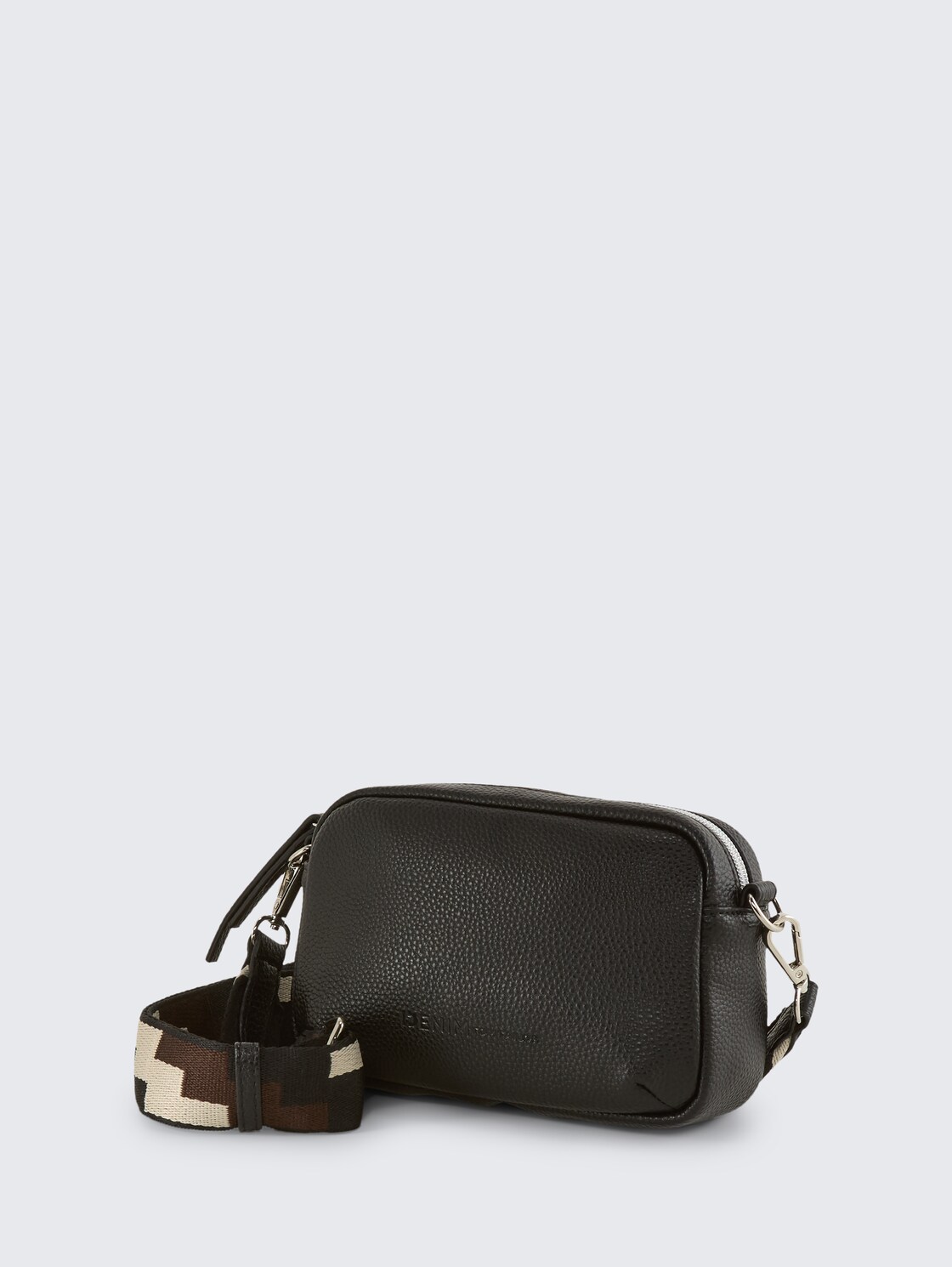 TTSADA faux leather shoulder bag - schwarz / black - side product view 