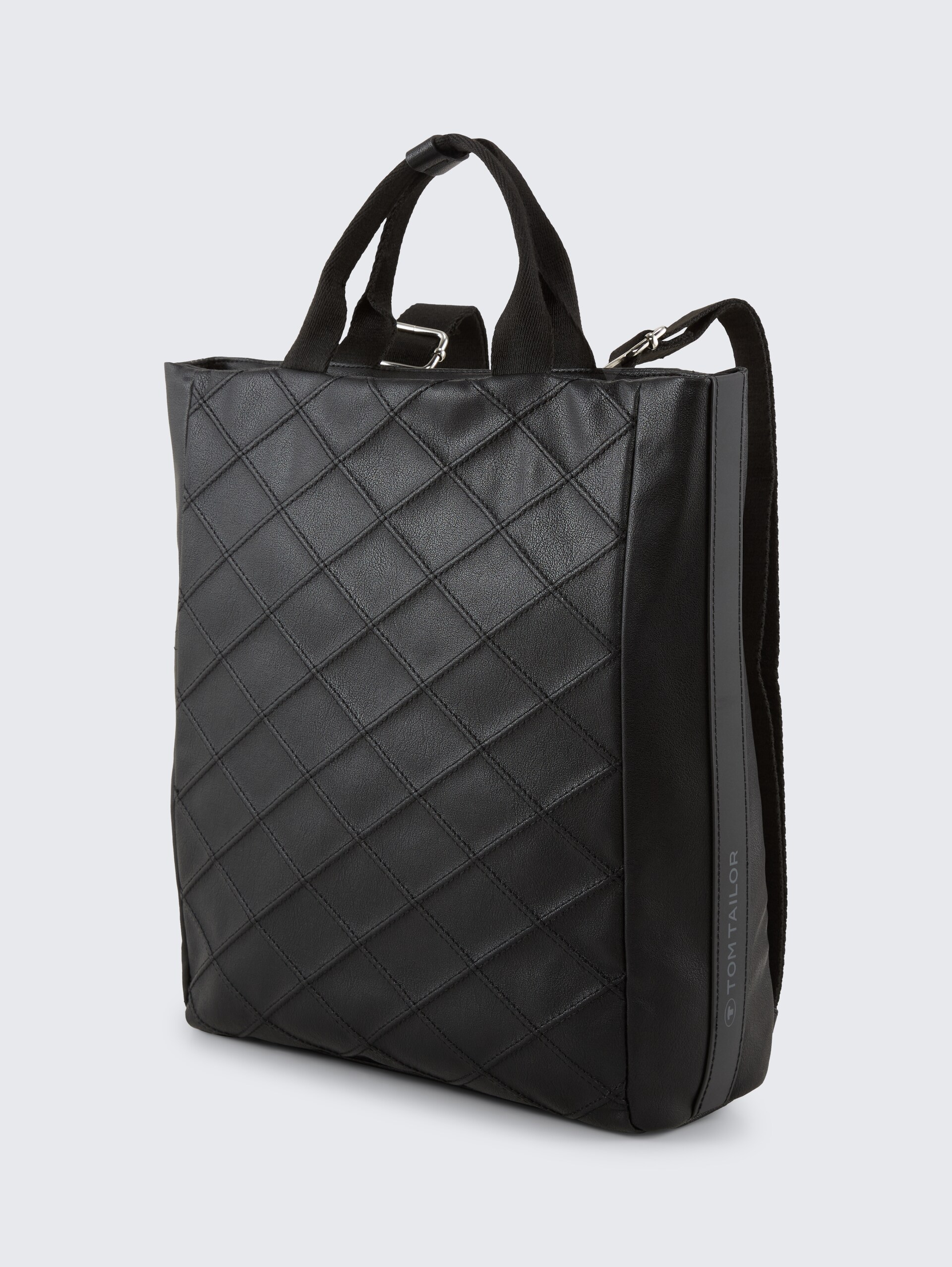 TTSKYLAR M Rucksack mit reflektierenden Elementen - schwarz / black - seitliche Produkt-Ansicht 