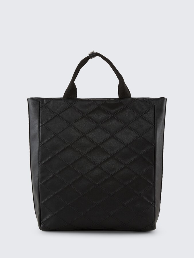 TTSKYLAR M rucksack with reflective elements by Women, schwarz / black