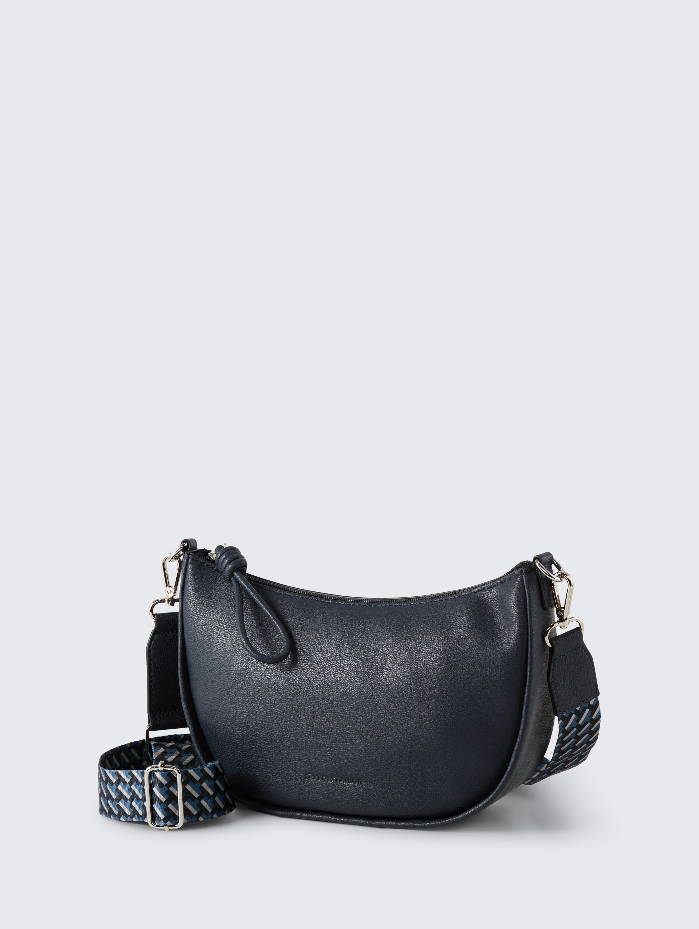 TTTATIANA schoudertas met geweven riem met patroon - dark_blue_1 - 