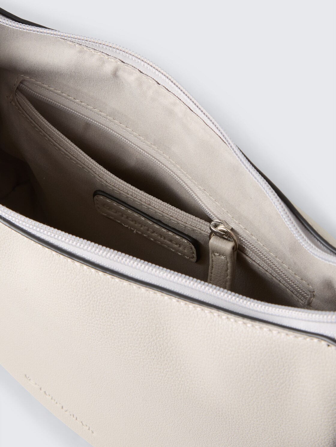 TTTATIANA Umhängetasche mit gemustertem Webriemen - grey - seitliche Produkt-Ansicht 