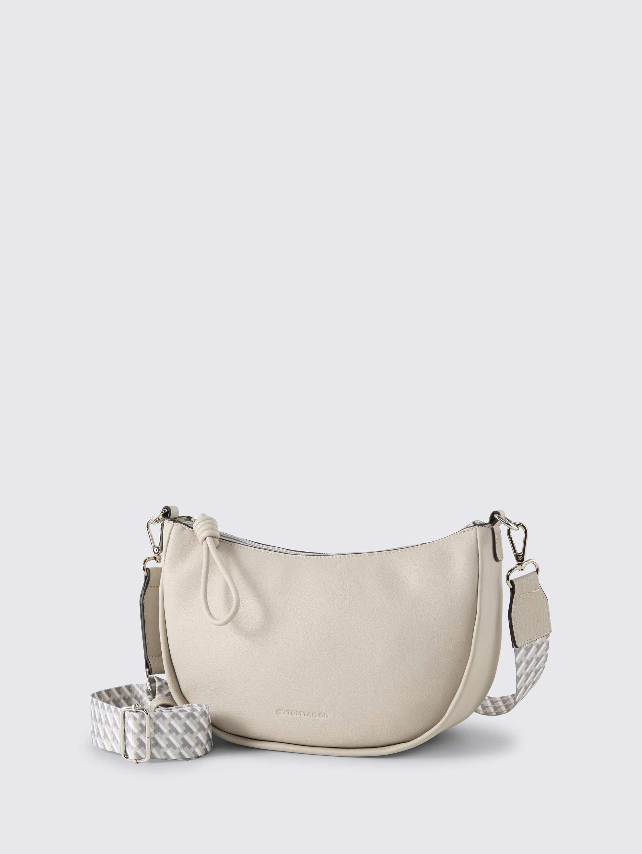 TTTATIANA Umhängetasche mit gemustertem Webriemen - grey - 