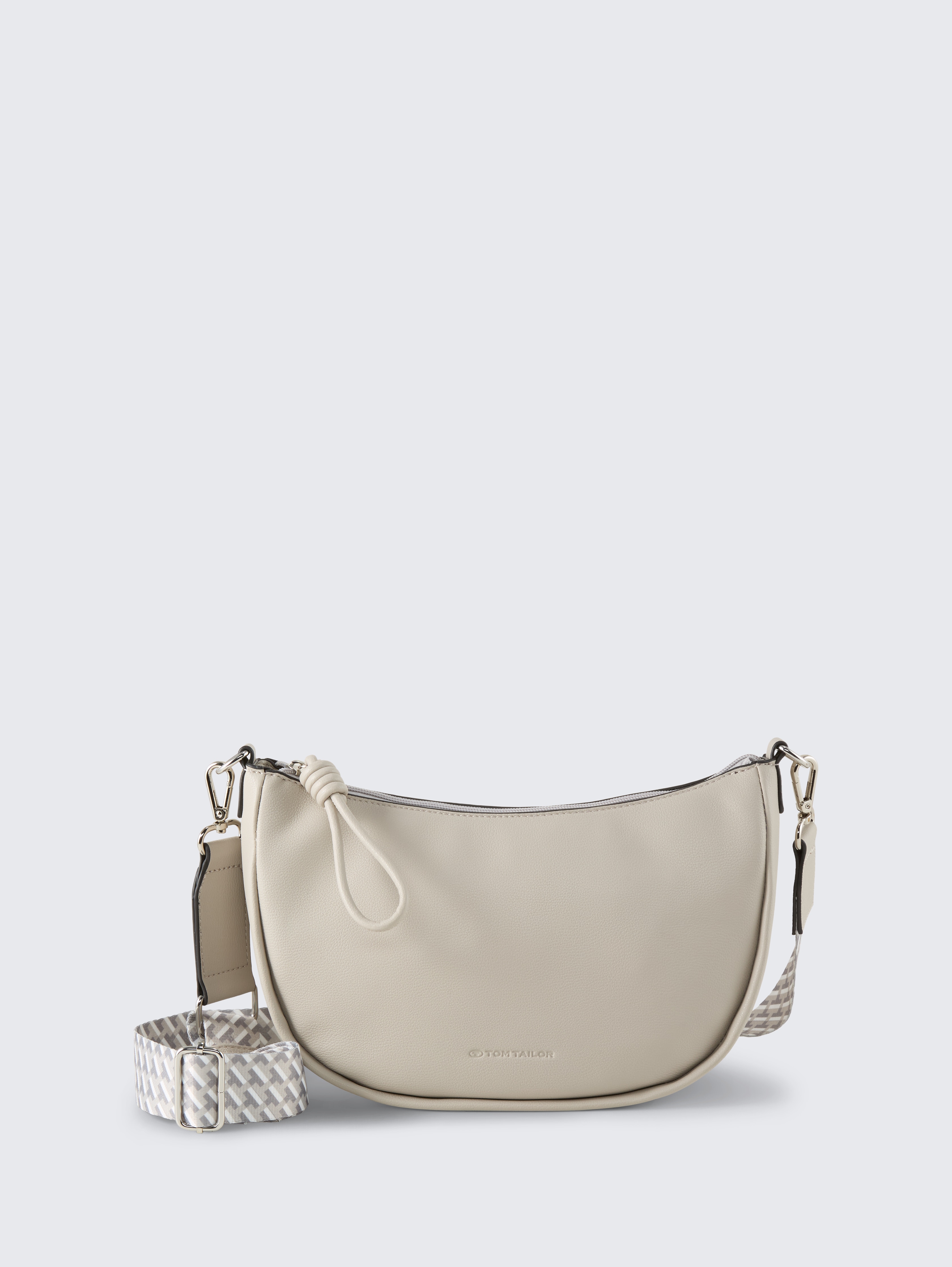 TTTATIANA Umhängetasche mit gemustertem Webriemen von Women, grey