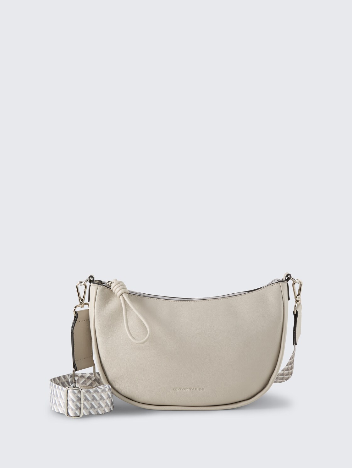 TTTATIANA Umhängetasche mit gemustertem Webriemen - grey - Vorder-Produkt-Ansicht