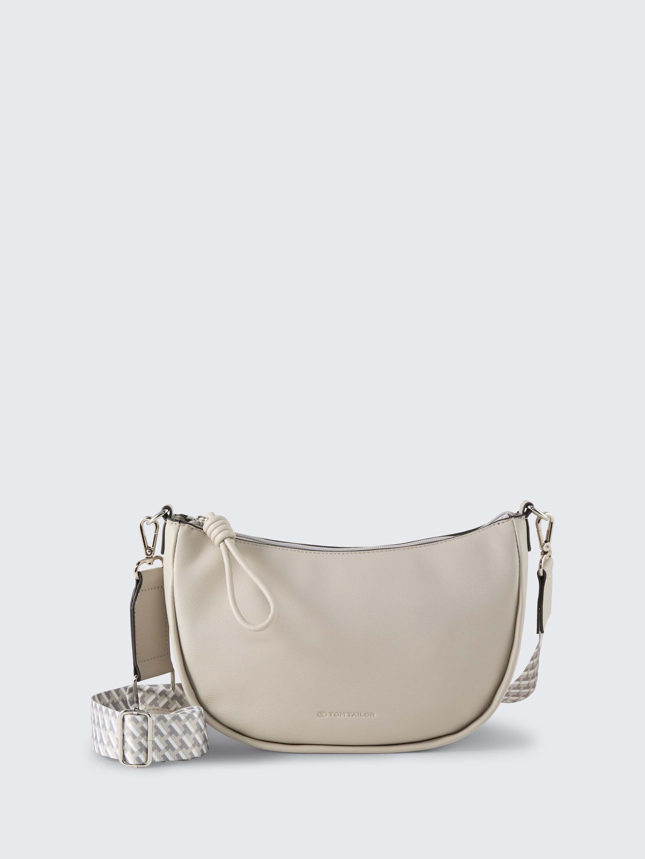 TTTATIANA Umhängetasche mit gemustertem Webriemen - grey - 