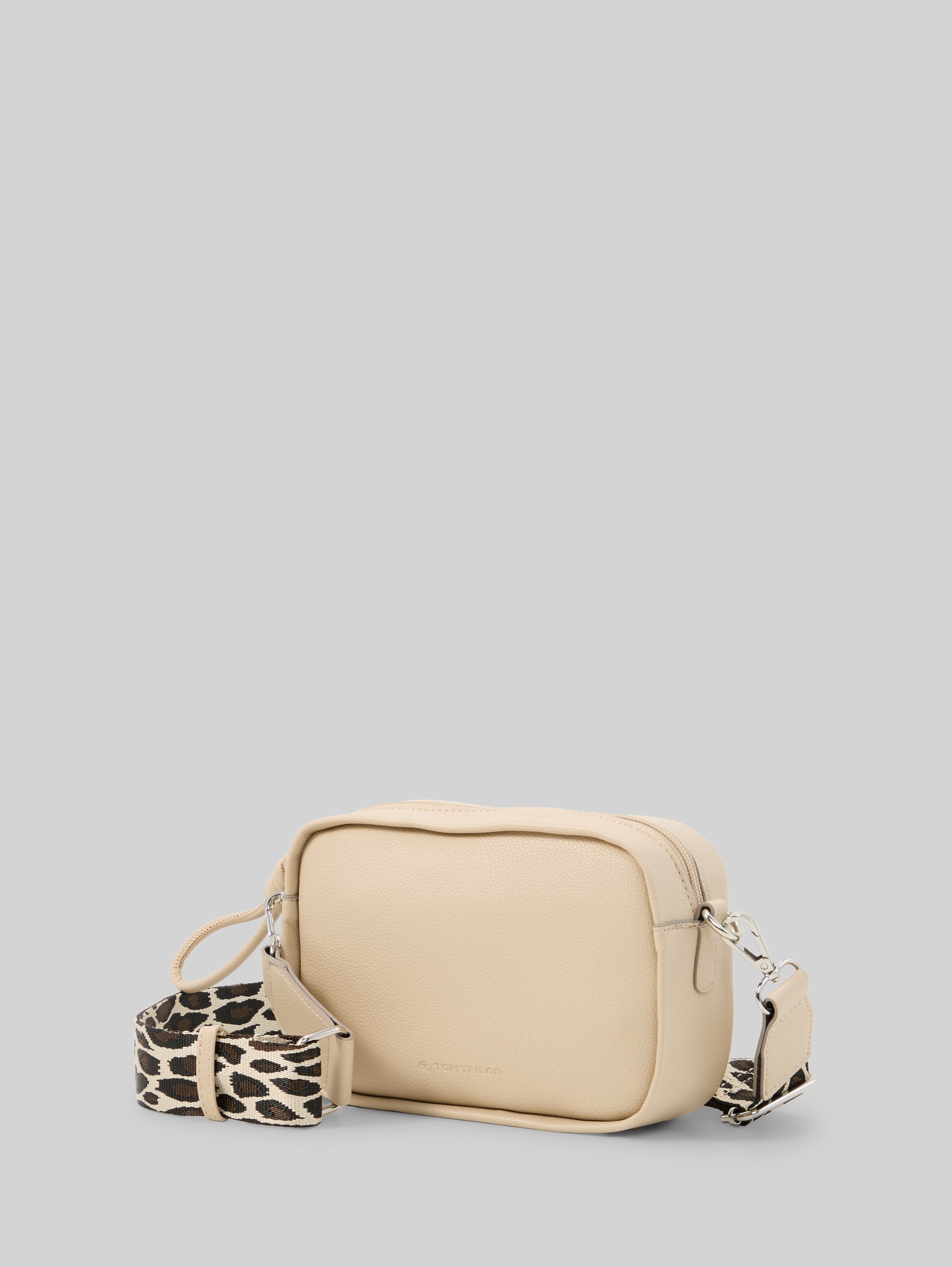 TTTATIANA schoudertas met geweven riem met patroon - beige / beige - zijaanzicht product 