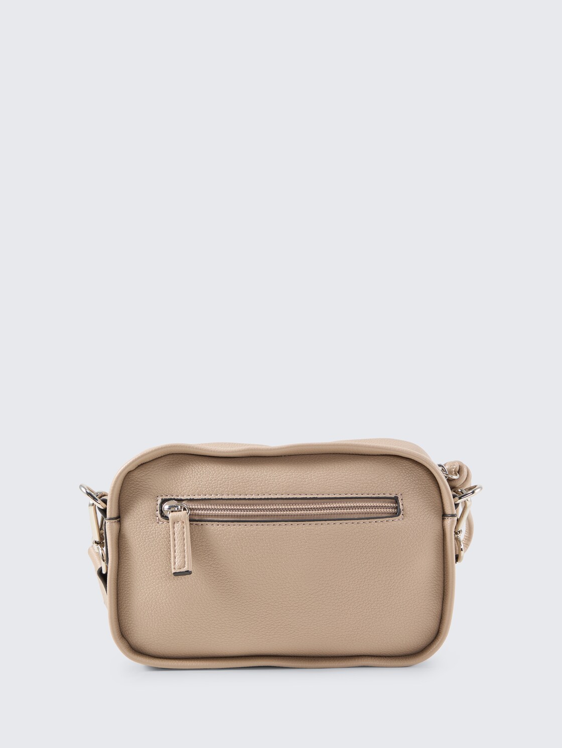 TTTATIANA Umhängetasche mit gemustertem Webriemen - taupe / taupe - Produkt-Rückansicht