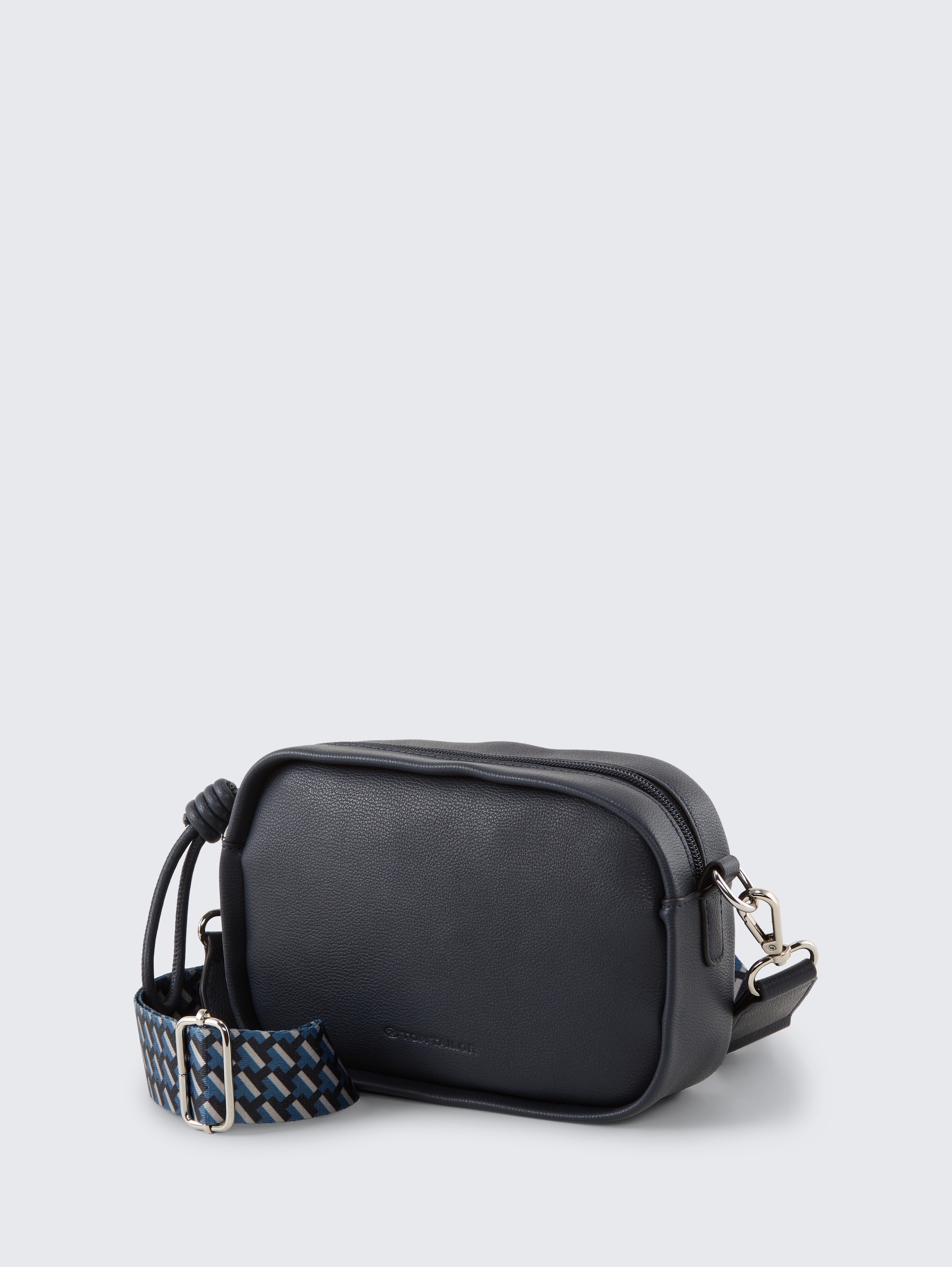 TTTATIANA schoudertas met geweven riem met patroon - dark_blue_1 - 