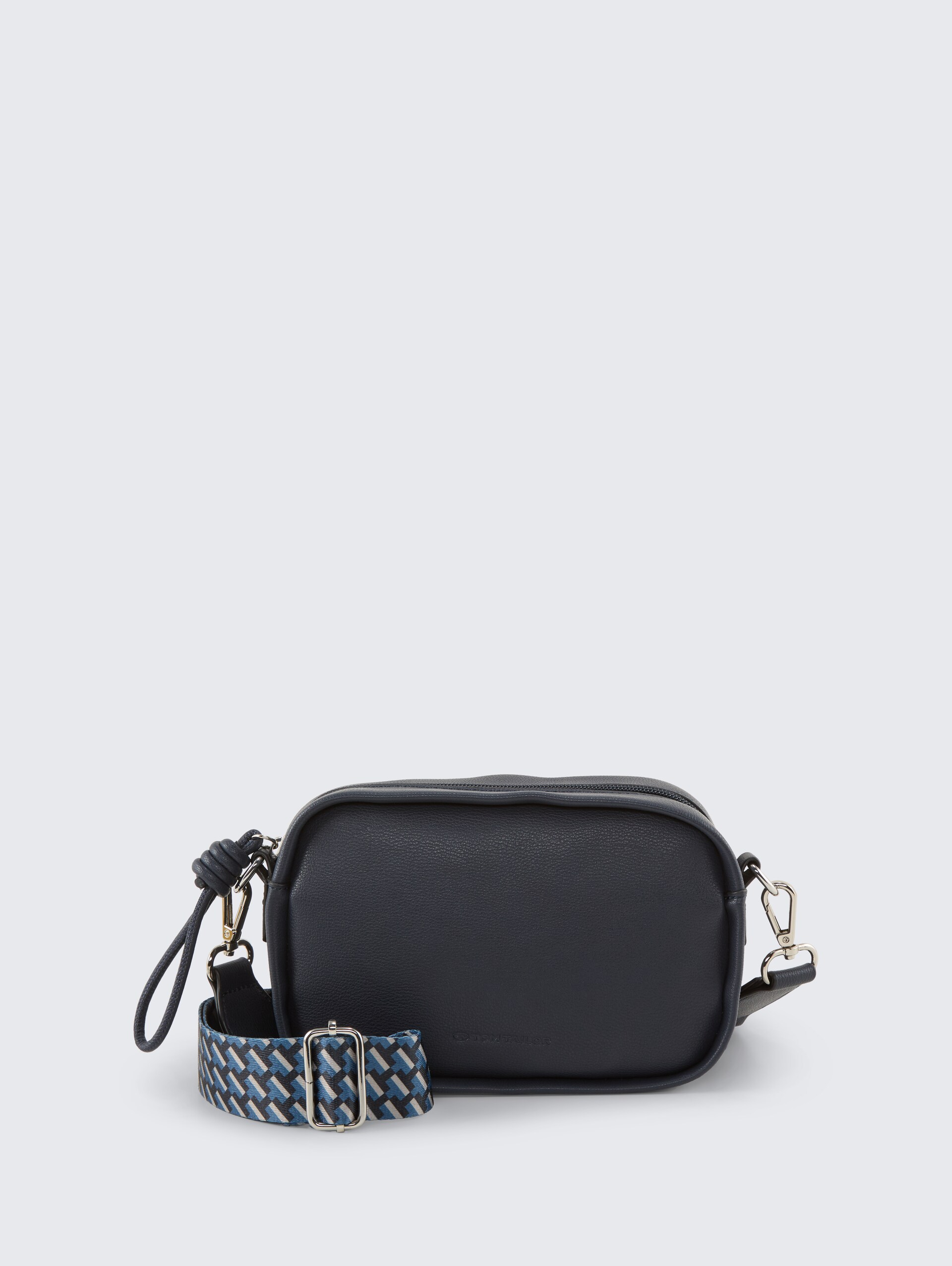 TTTATIANA Umhängetasche mit gemustertem Webriemen - dark blue - Vorder-Produkt-Ansicht