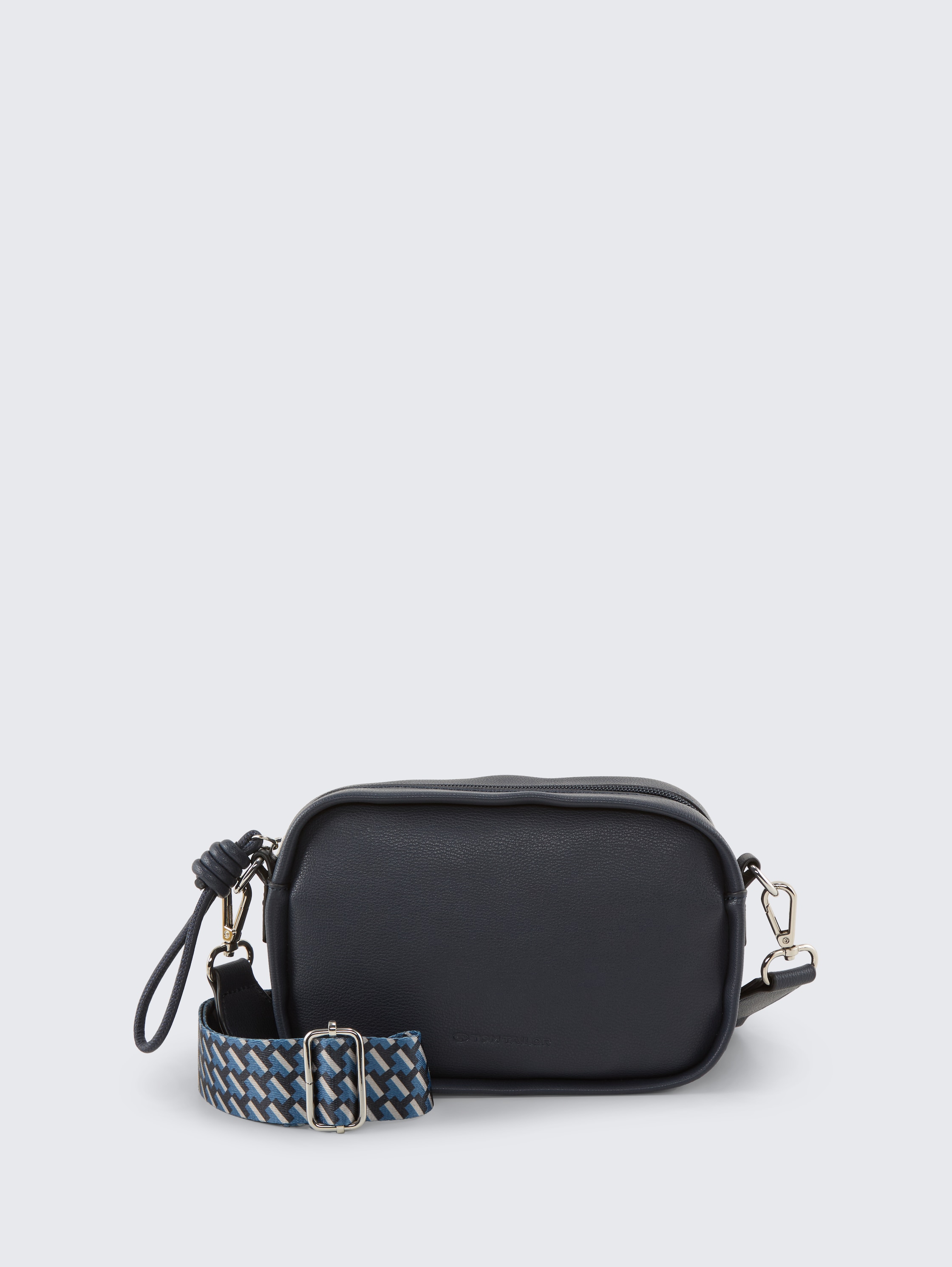 TTTATIANA schoudertas met geweven riem met patroon - dark_blue_1 - 