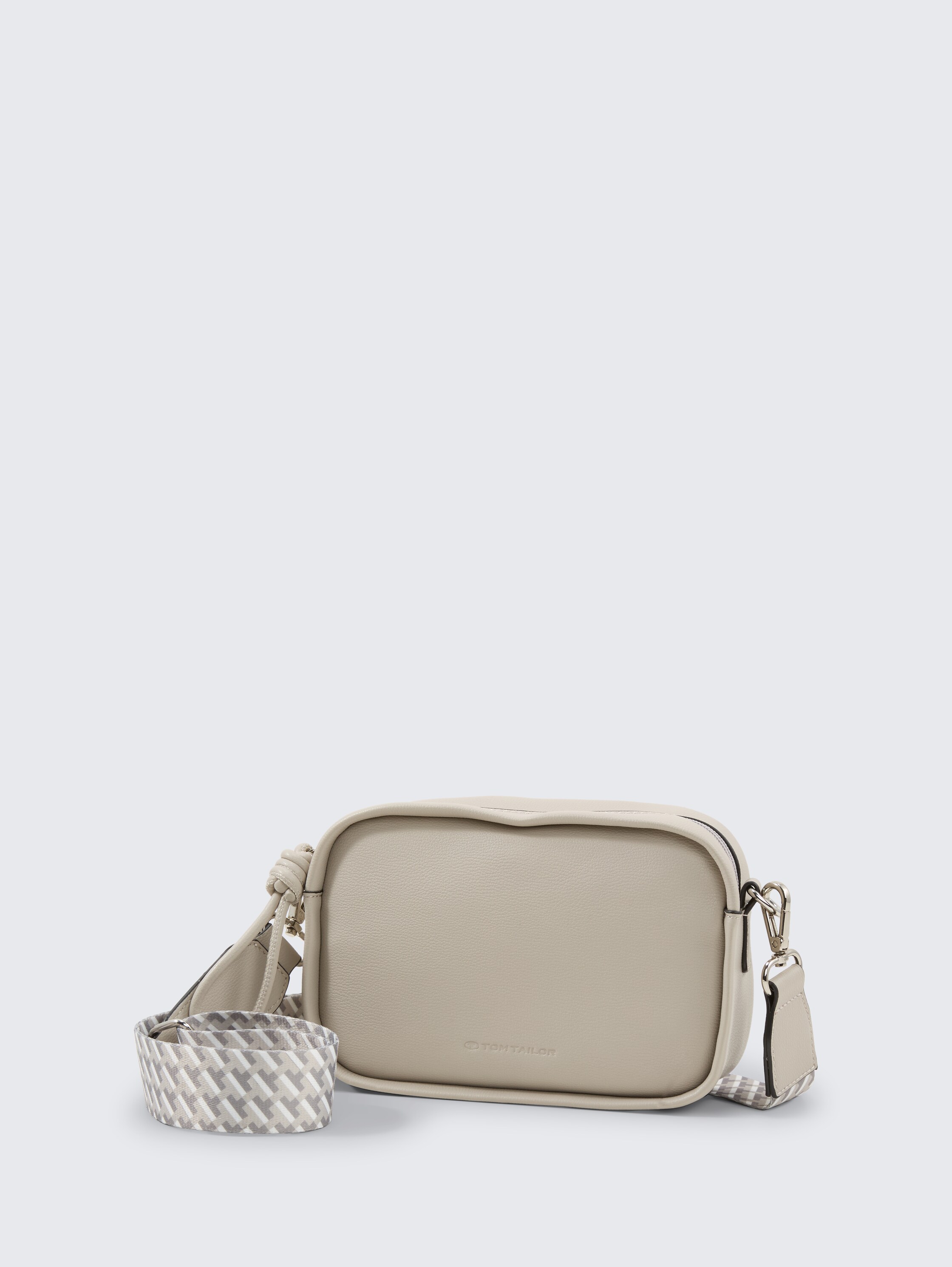 TTTATIANA Umhängetasche mit gemustertem Webriemen - grey - 