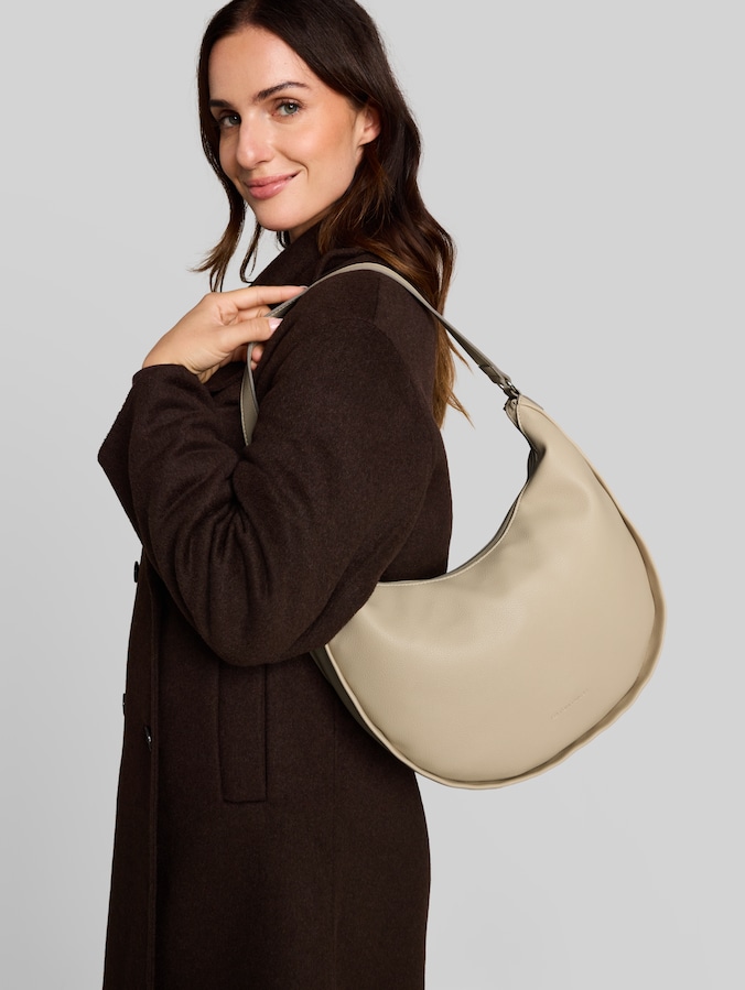 TTTATIANA schoudertas met geweven riem met patroon door Women, beige / beige