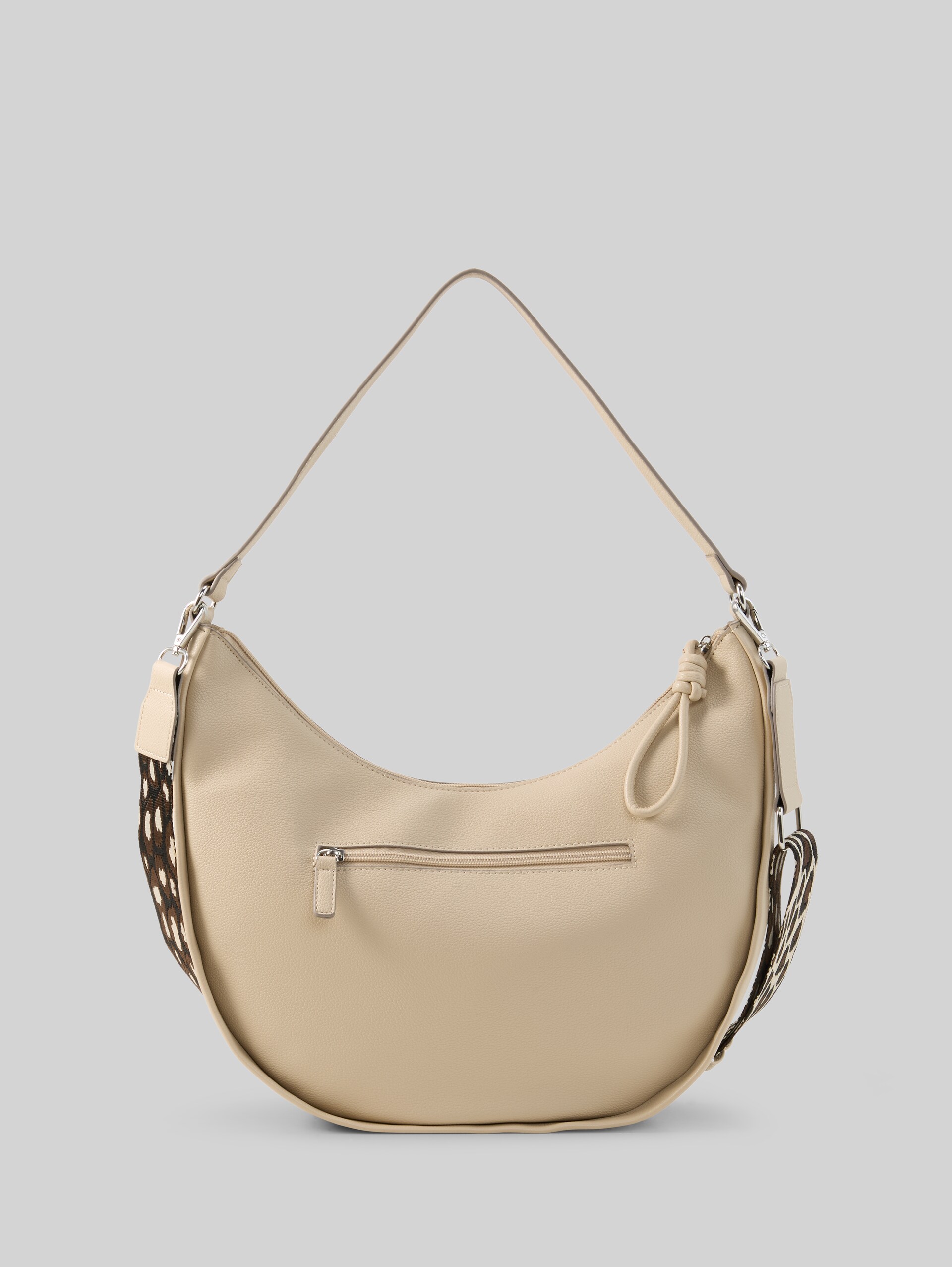 TTTATIANA schoudertas met geweven riem met patroon - beige / beige - Achteraanzicht product