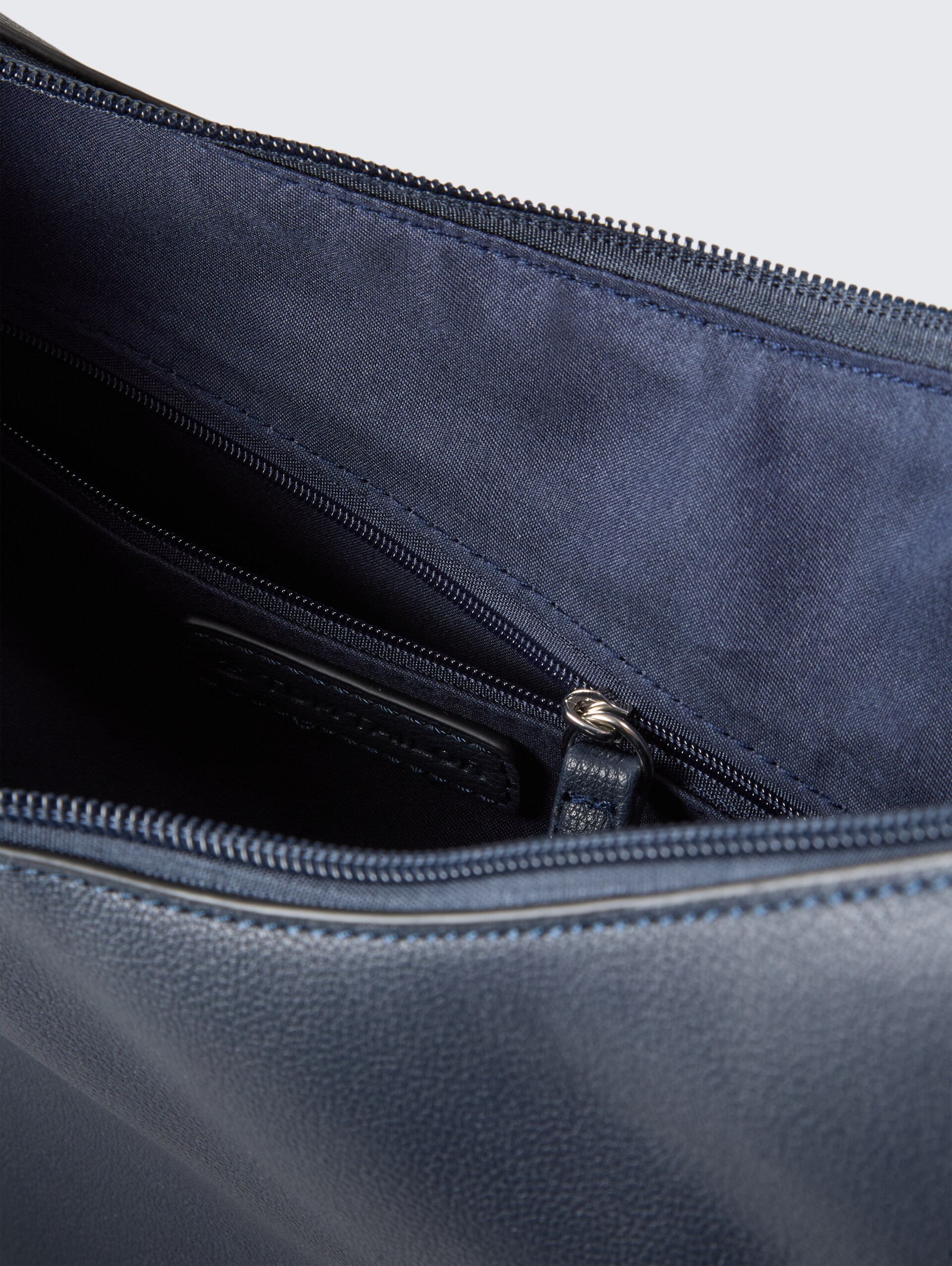 TTTATIANA M Schultertasche mit gemustertem Webriemen - dark blue - seitliche Produkt-Ansicht 