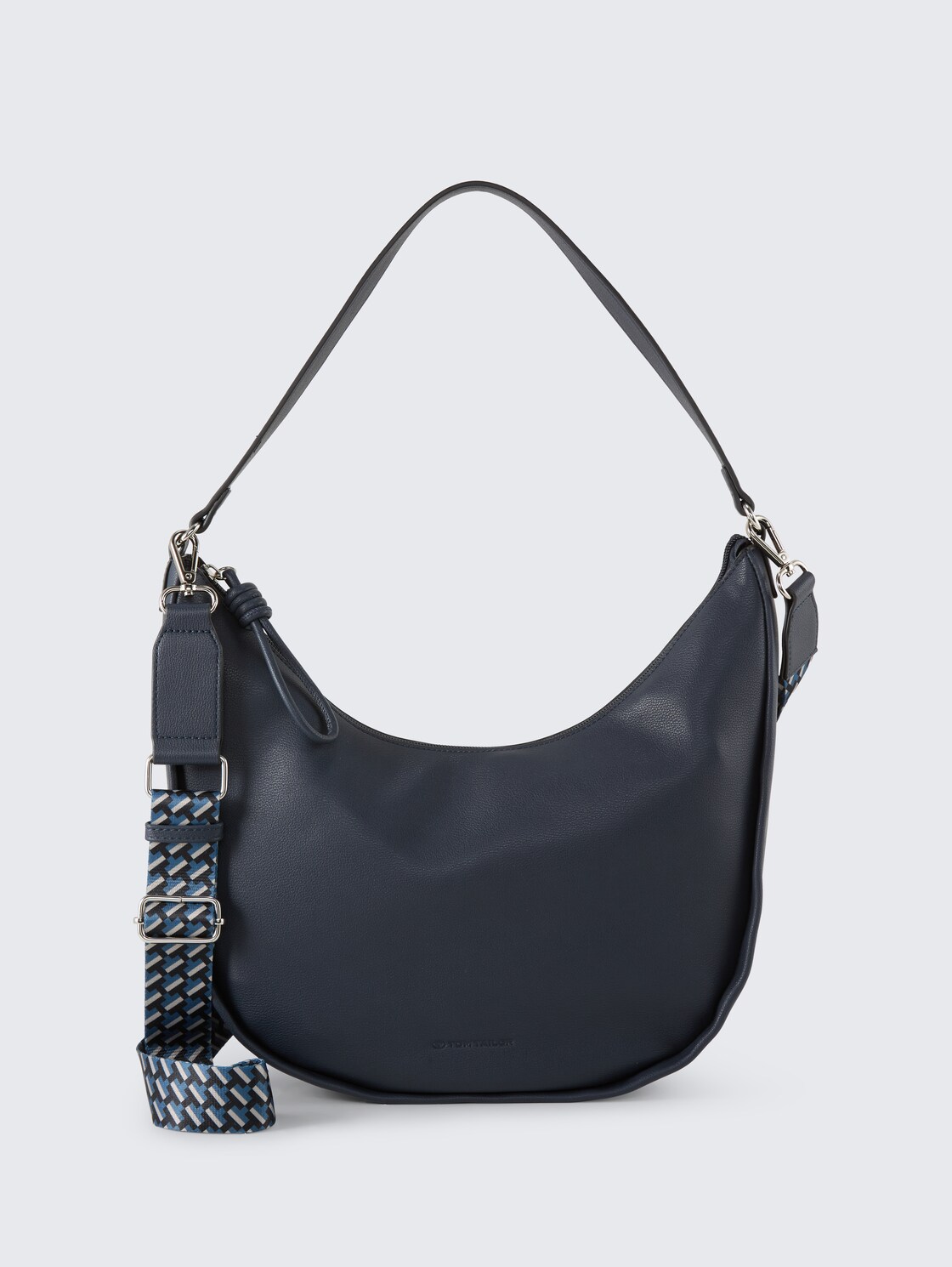 TTTATIANA M Schultertasche mit gemustertem Webriemen - dark blue - Vorder-Produkt-Ansicht