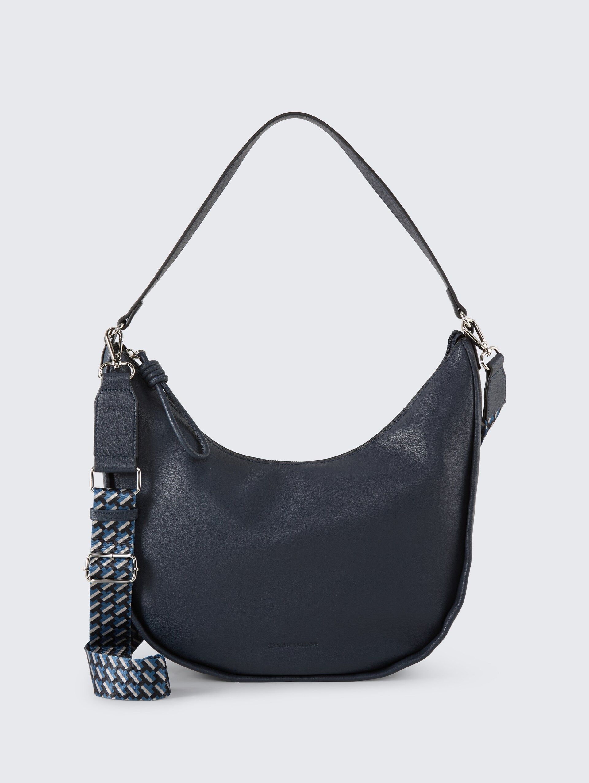 TTTATIANA M Schultertasche mit gemustertem Webriemen - dark blue - Vorder-Produkt-Ansicht