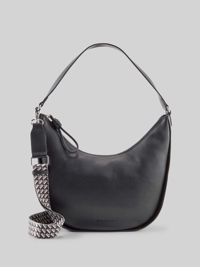 TTTATIANA Beutelatsche mit gemustertem Webriemen von Women, schwarz / black