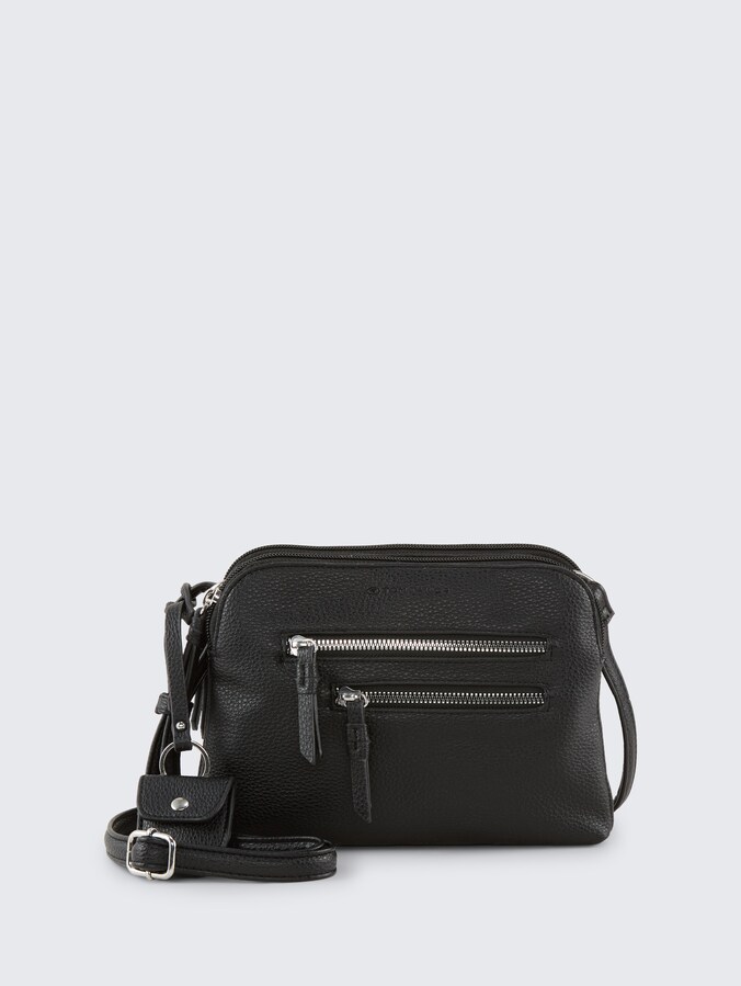 TTWINONA S shoulder bag with zip details by Women, schwarz / black