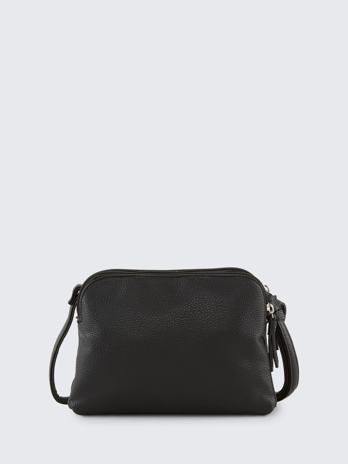 TTWINONA S Umhängetasche mit Reißverschluss-Details - schwarz / black - Produkt-Rückansicht