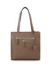 Non sélectionné, TTWINONA M Shopper avec détails de fermeture éclair par , beige