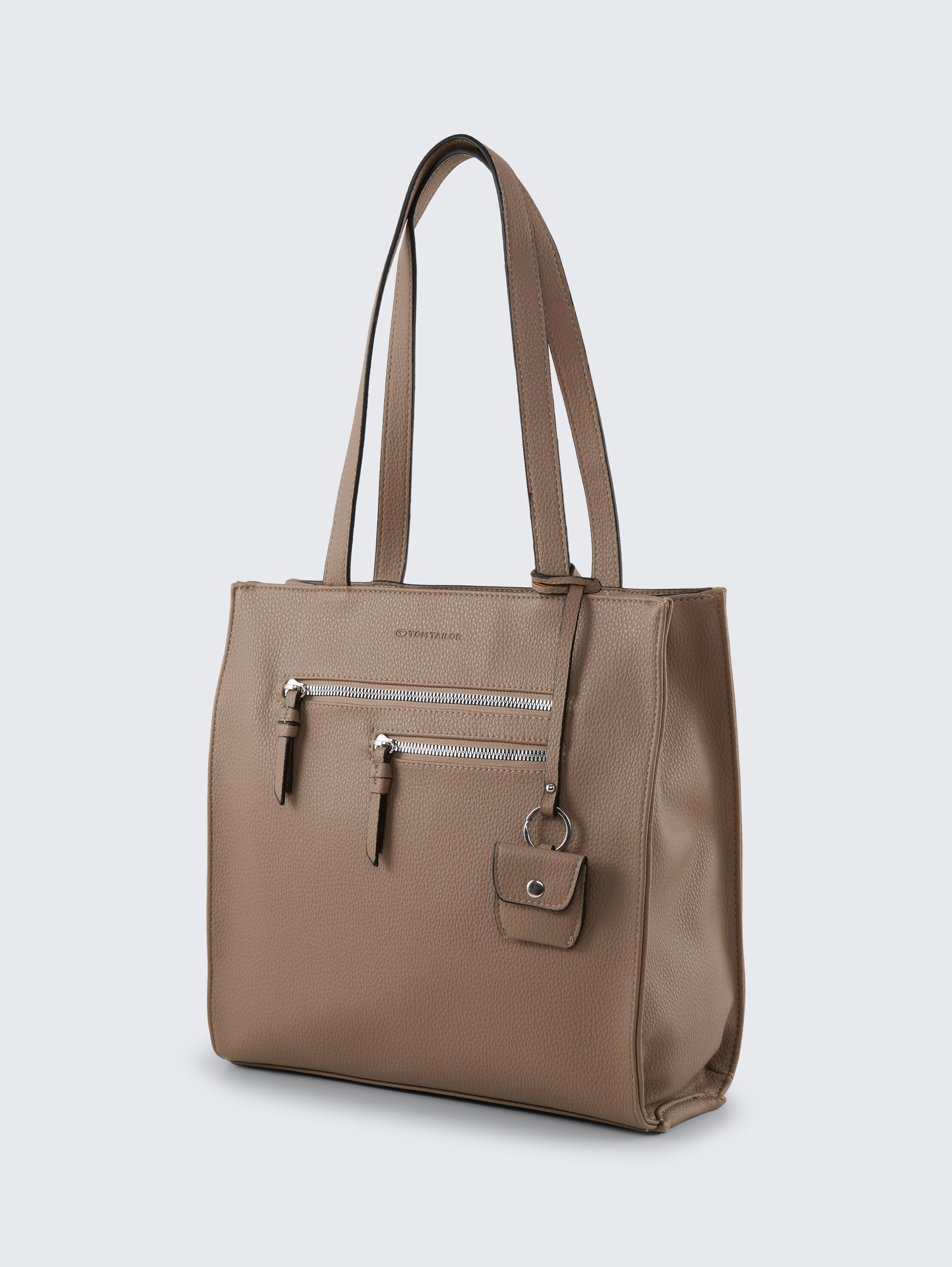 TTWINONA M shopper met ritsdetails - taupe_taupe - 