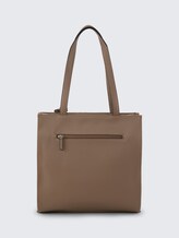 TTWINONA M Shopper avec détails de fermeture éclair - taupe / taupe - Vue arrière du produit