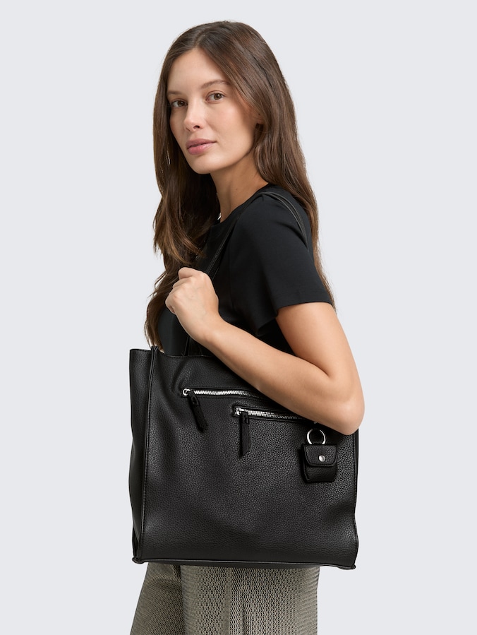 TTWINONA M Shopper mit Reißverschluss-Details von Women, schwarz / black