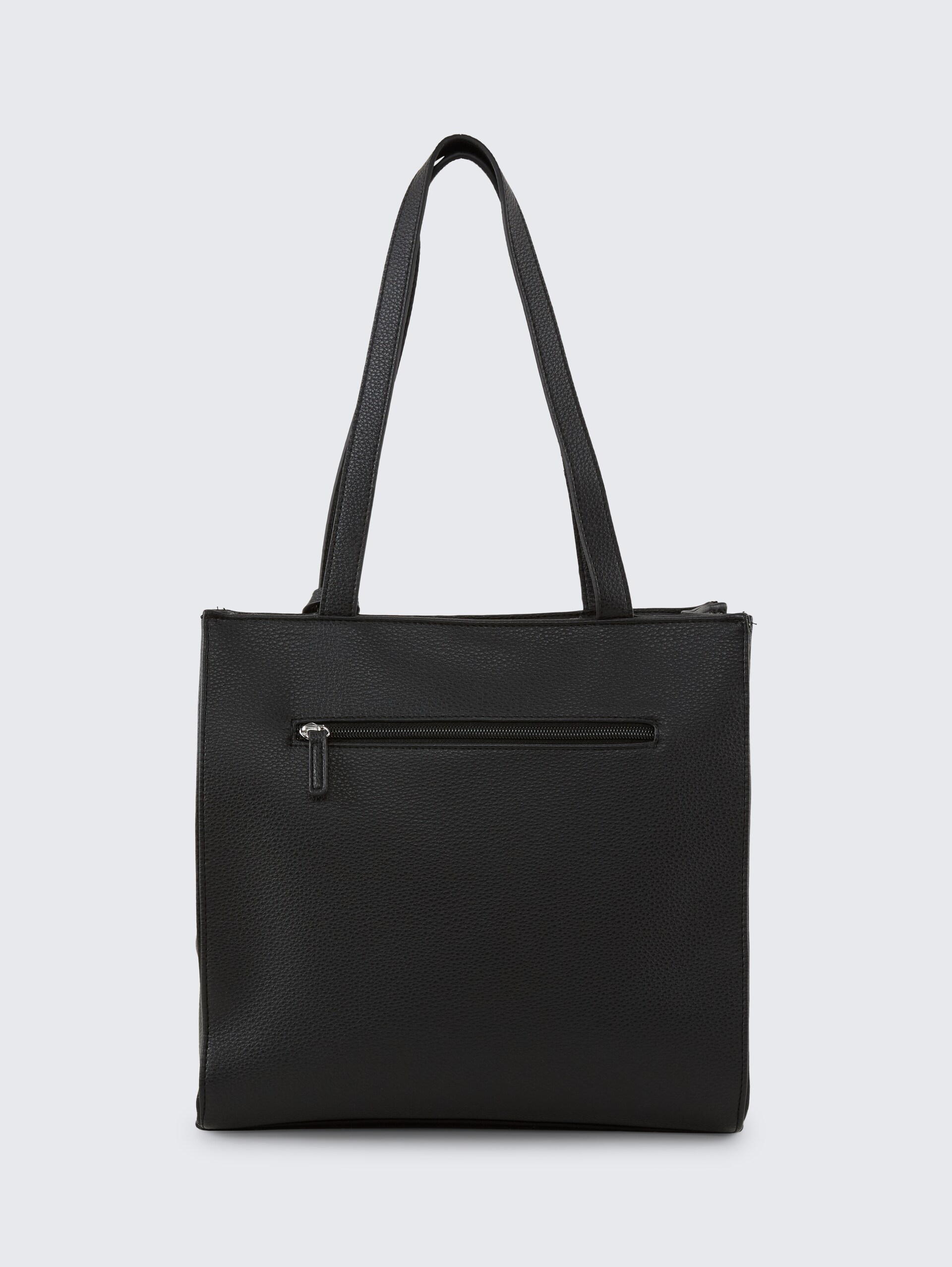 TTWINONA M Shopper mit Reißverschluss-Details - schwarz / black - Produkt-Rückansicht