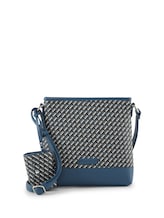 Sélectionné, TTXENIA M Sac à bandoulière avec imprimé allover par Tom Tailor, bleu