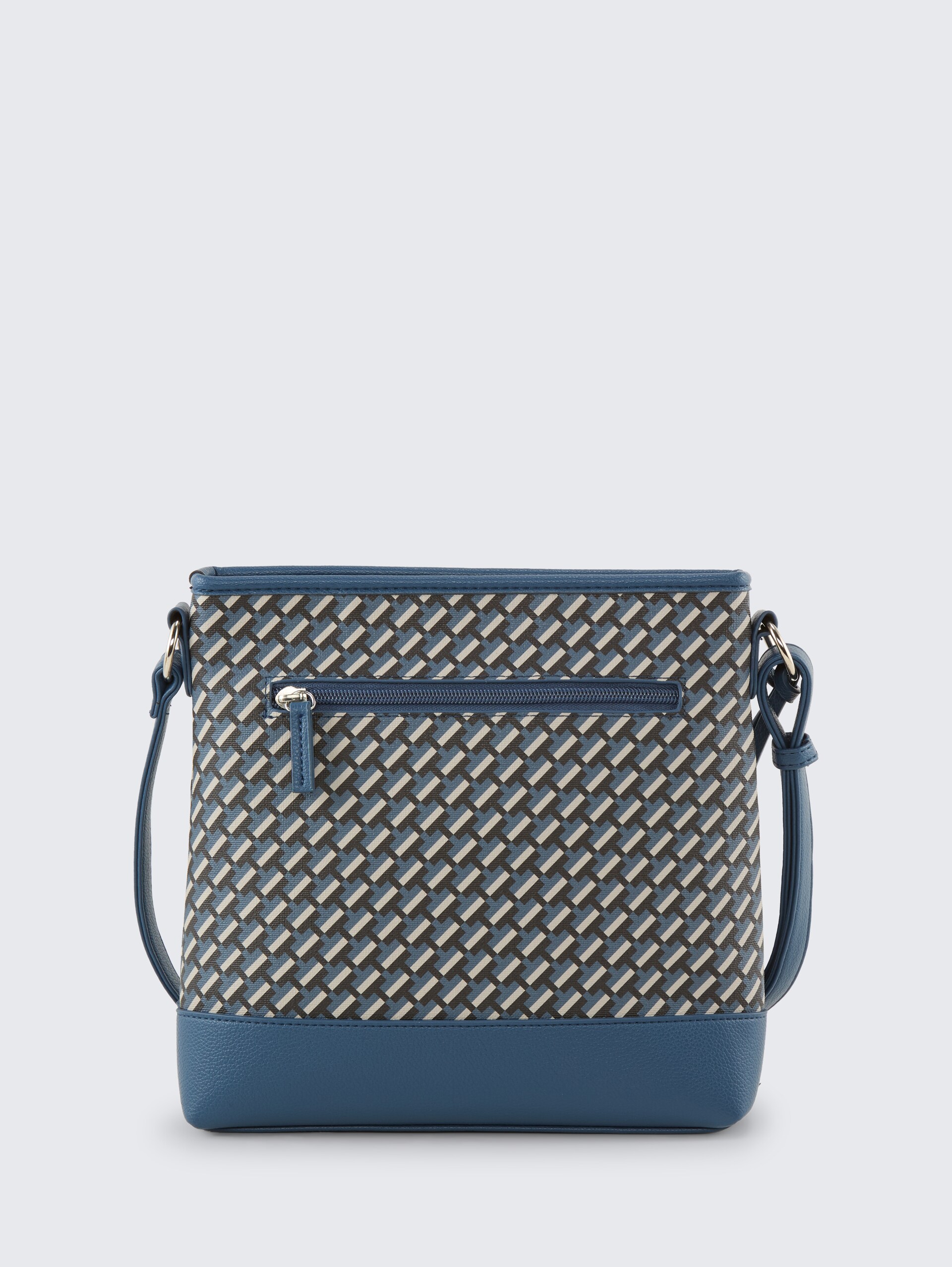 TTXENIA M Umhängetasche mit Allover-Print - blue - Produkt-Rückansicht