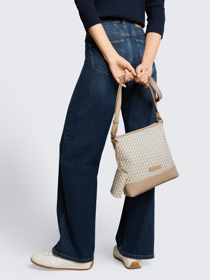 TTXENIA M Sac à bandoulière avec imprimé allover par Women, printed taupe