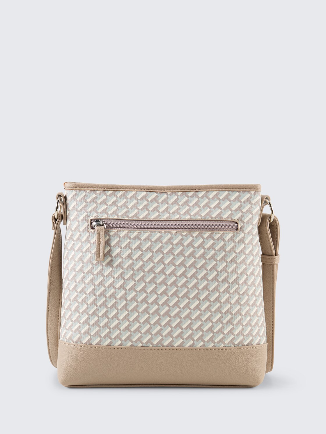 TTXENIA M Umhängetasche mit Allover-Print - printed taupe - Produkt-Rückansicht