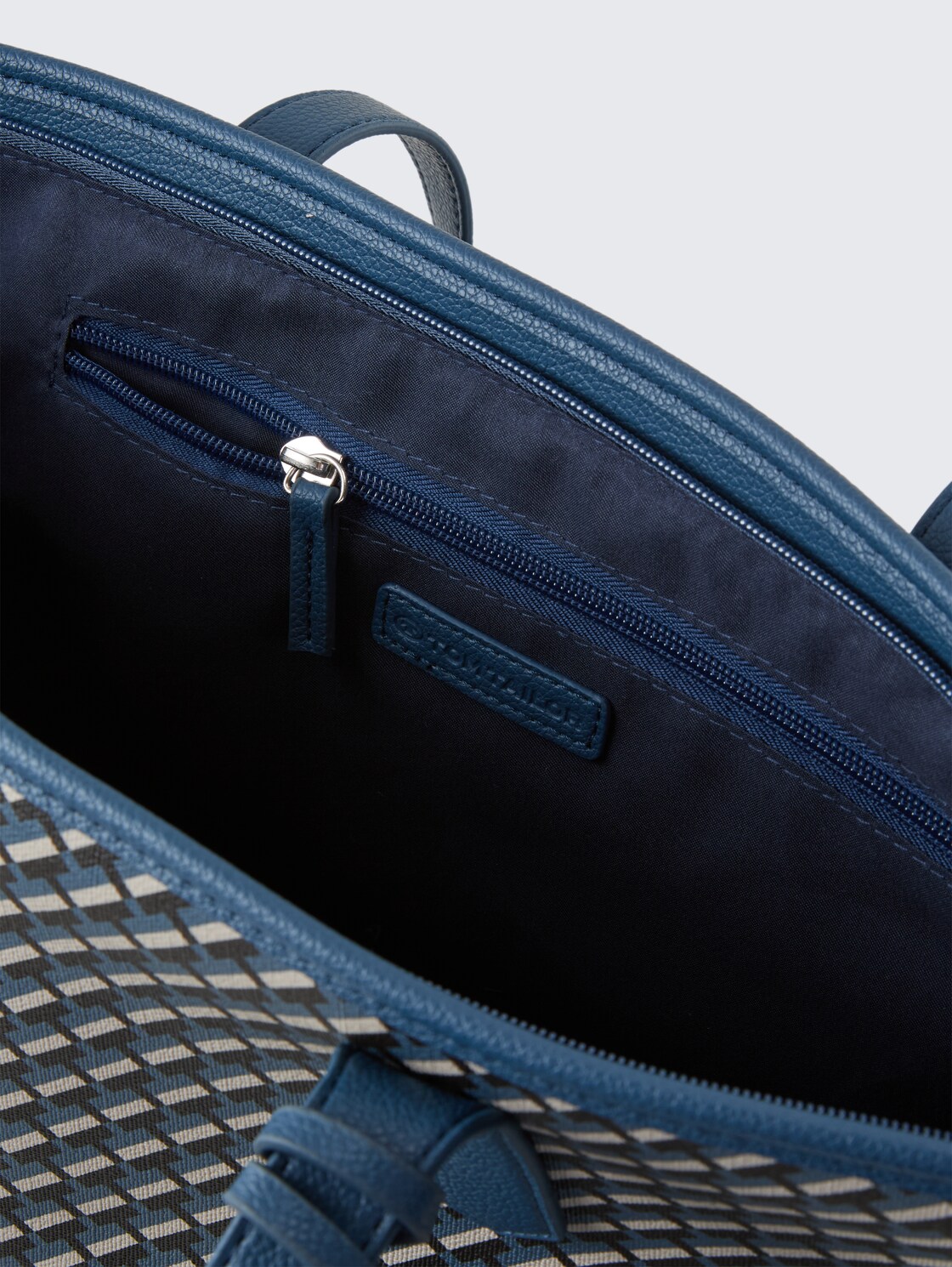 TTXENIA L Shopper with all-over print - blue - side product view 