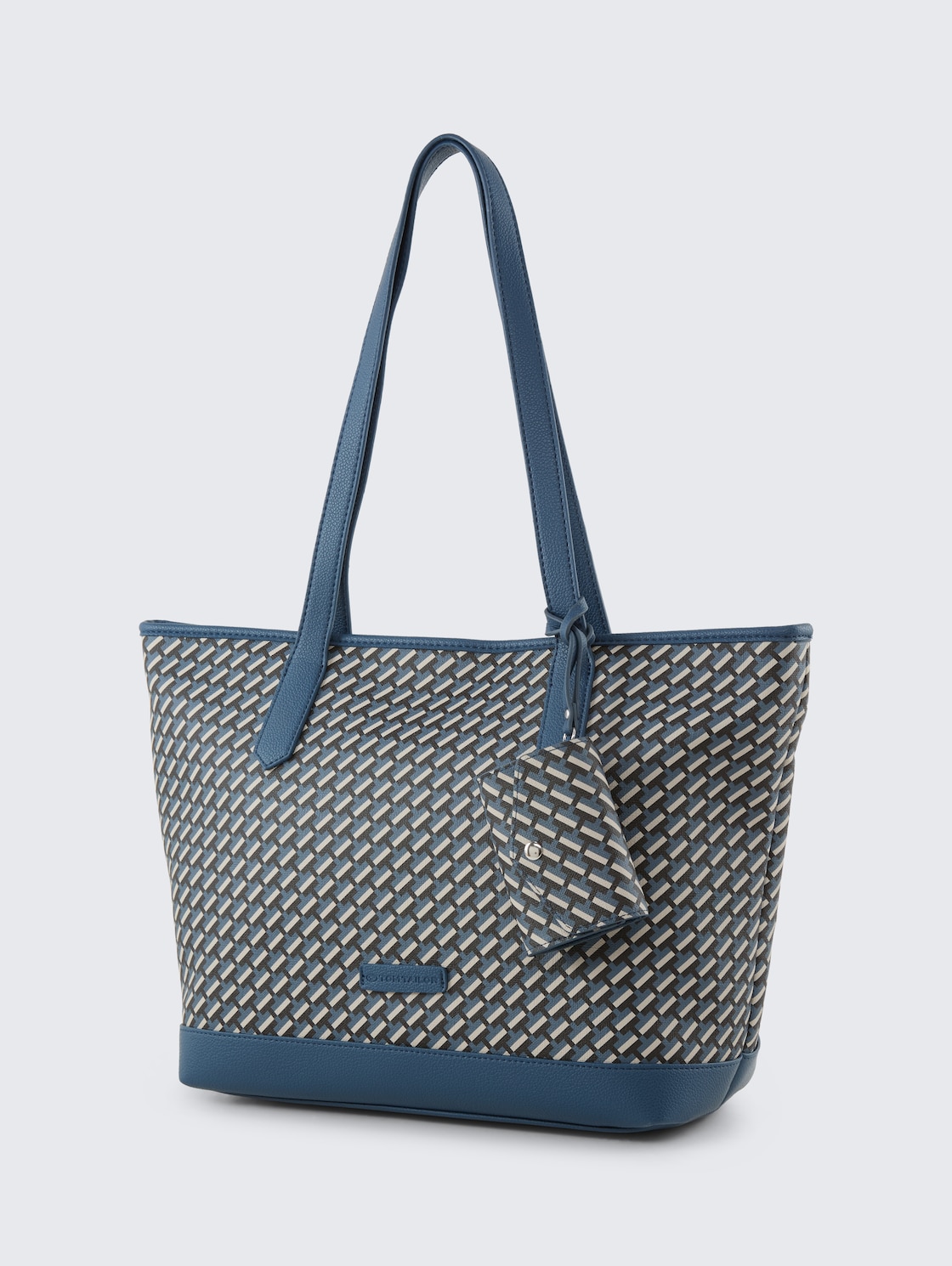 TTXENIA L Shopper with all-over print - blue - side product view 