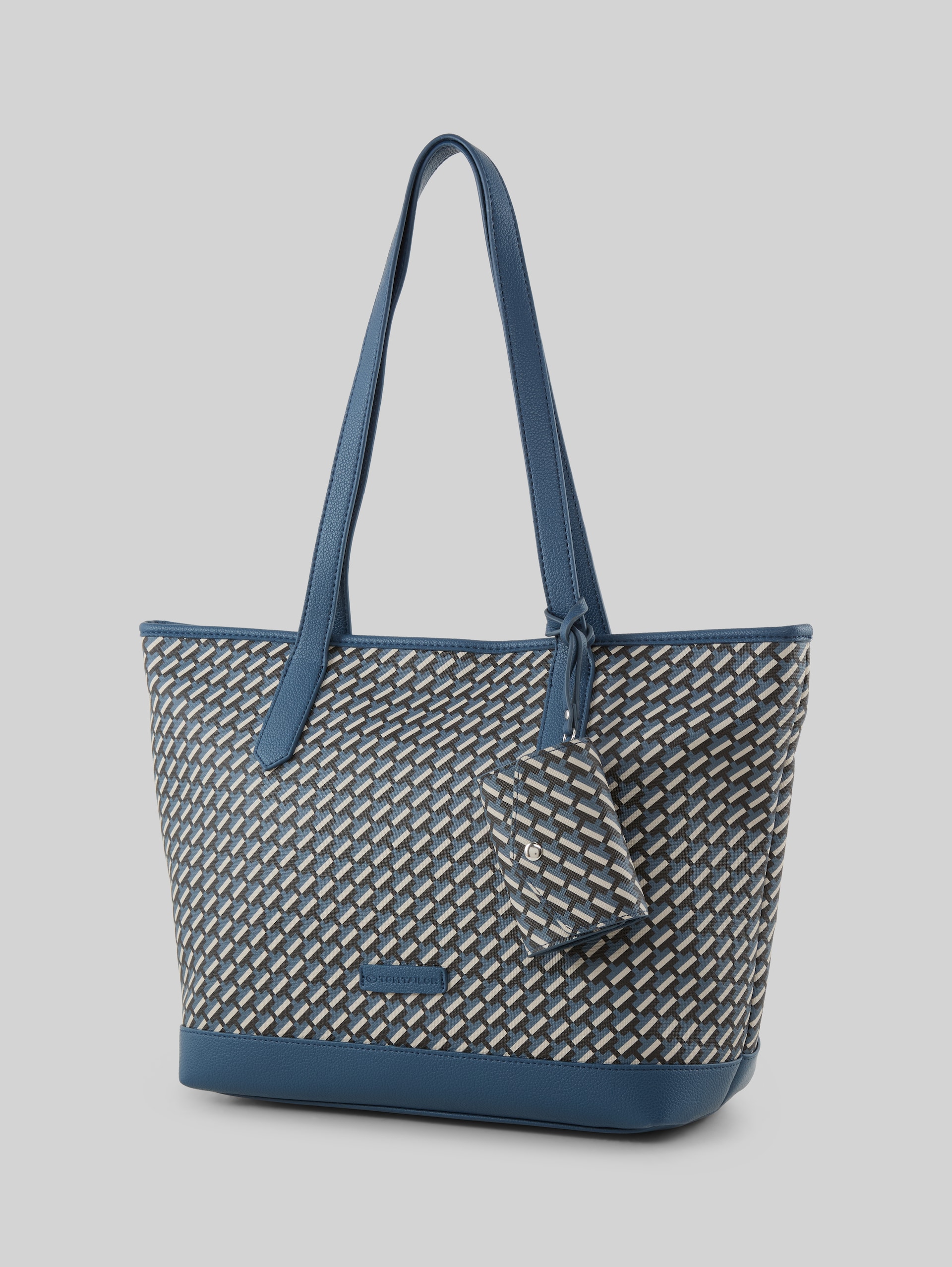 TTXENIA L Shopper with all-over print - blue - side product view 