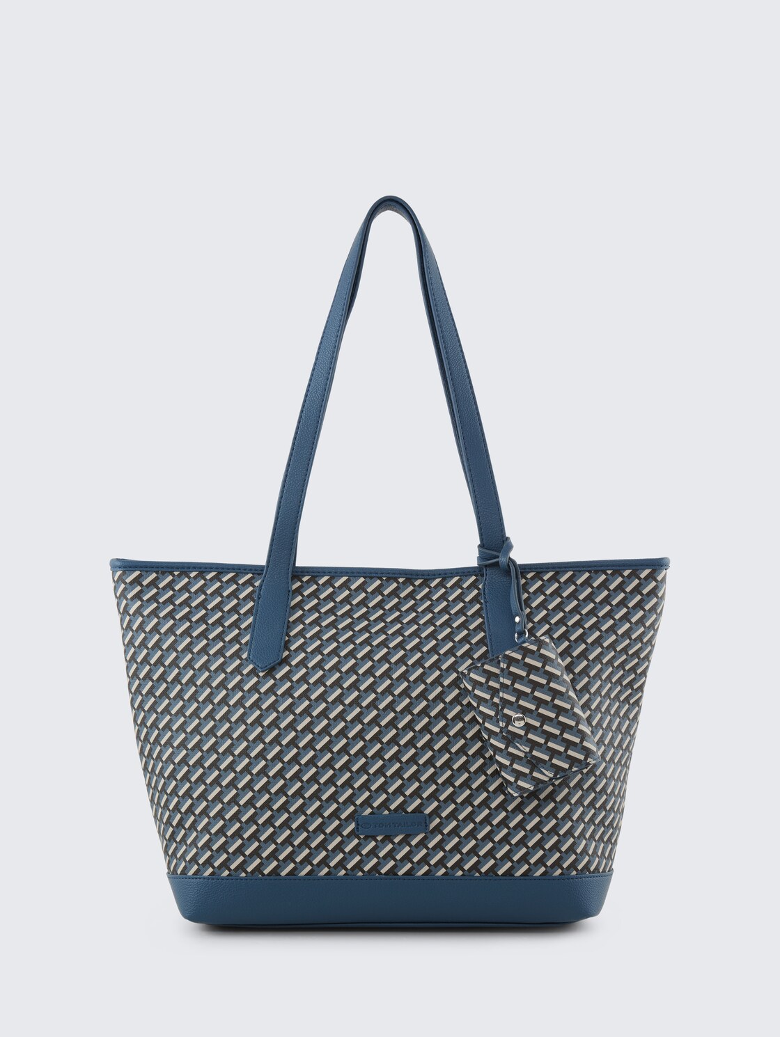 TTXENIA L Shopper with all-over print - blue - Front product view