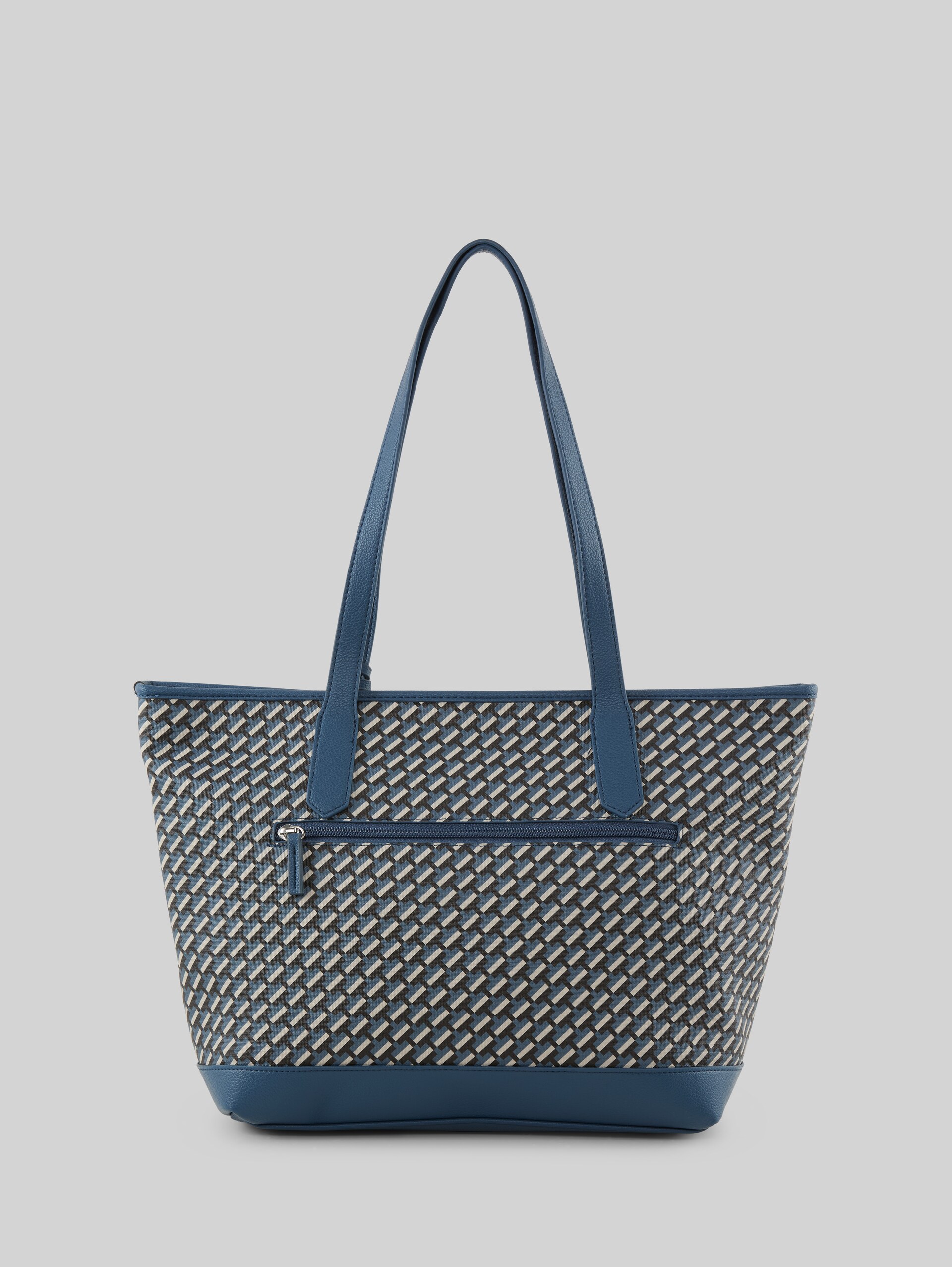 TTXENIA L Shopper with all-over print - blue - Product rear view