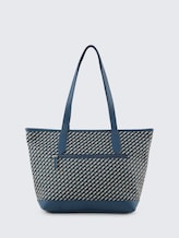 TTXENIA L Shopper mit Allover-Print - blue - Produkt-Rückansicht