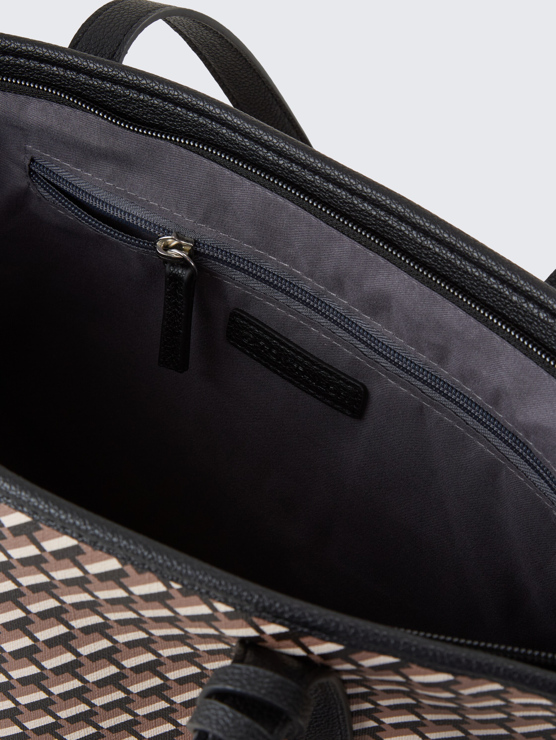 TTXENIA L Shopper with all-over print - schwarz / black - side product view 