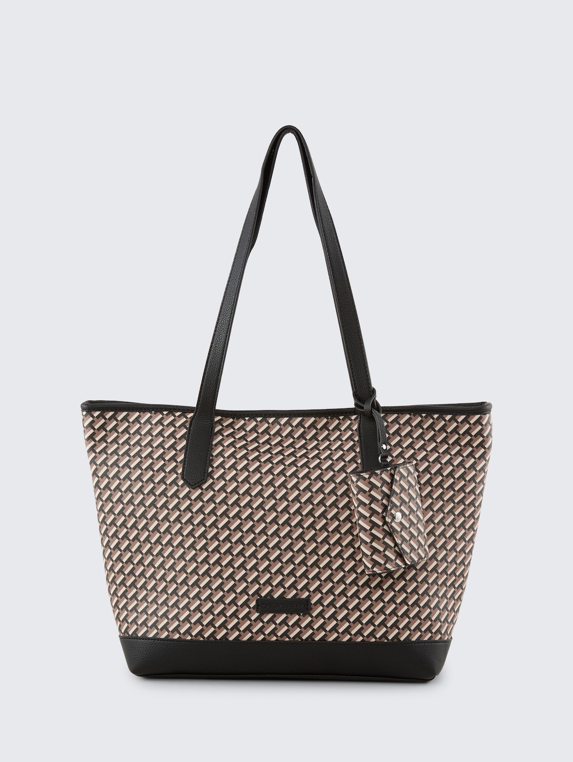 TTXENIA L Shopper mit Allover-Print - schwarz / black - Vorder-Produkt-Ansicht