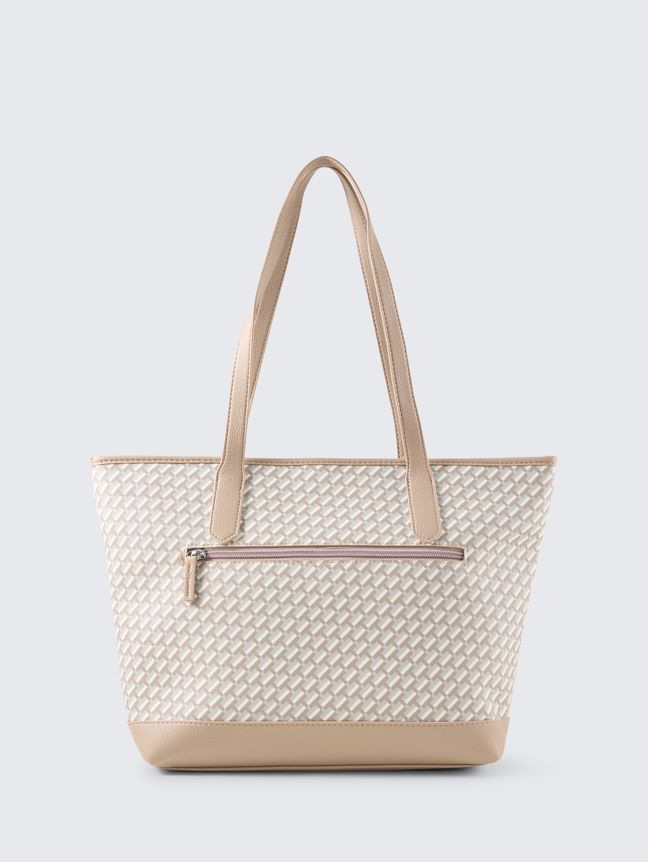 TTXENIA L Shopper with all-over print - printed_taupe - 