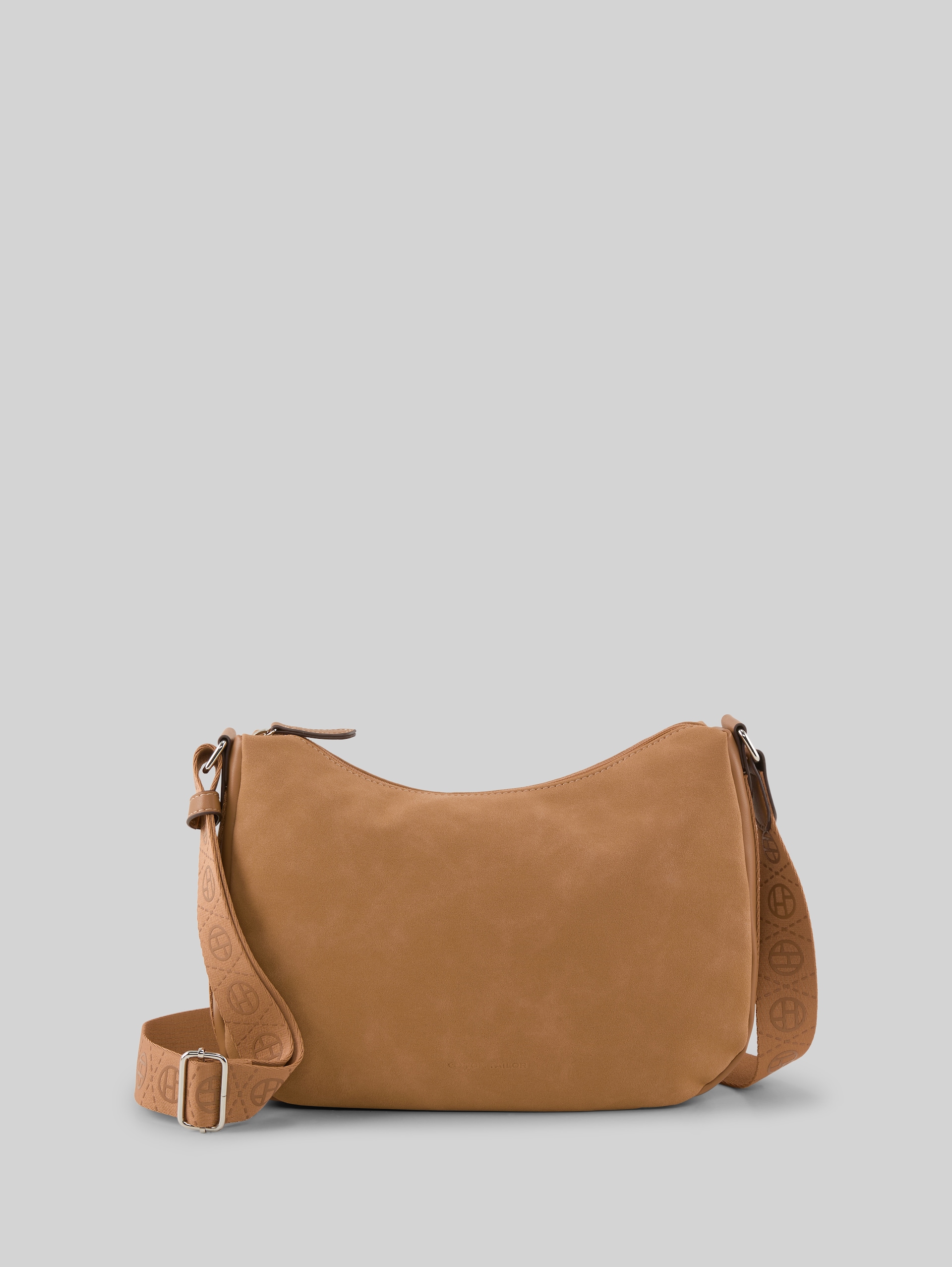 TTYARA S Umhängetasche mit bedrucktem Webriemen - camel / camel nature - Vorder-Produkt-Ansicht