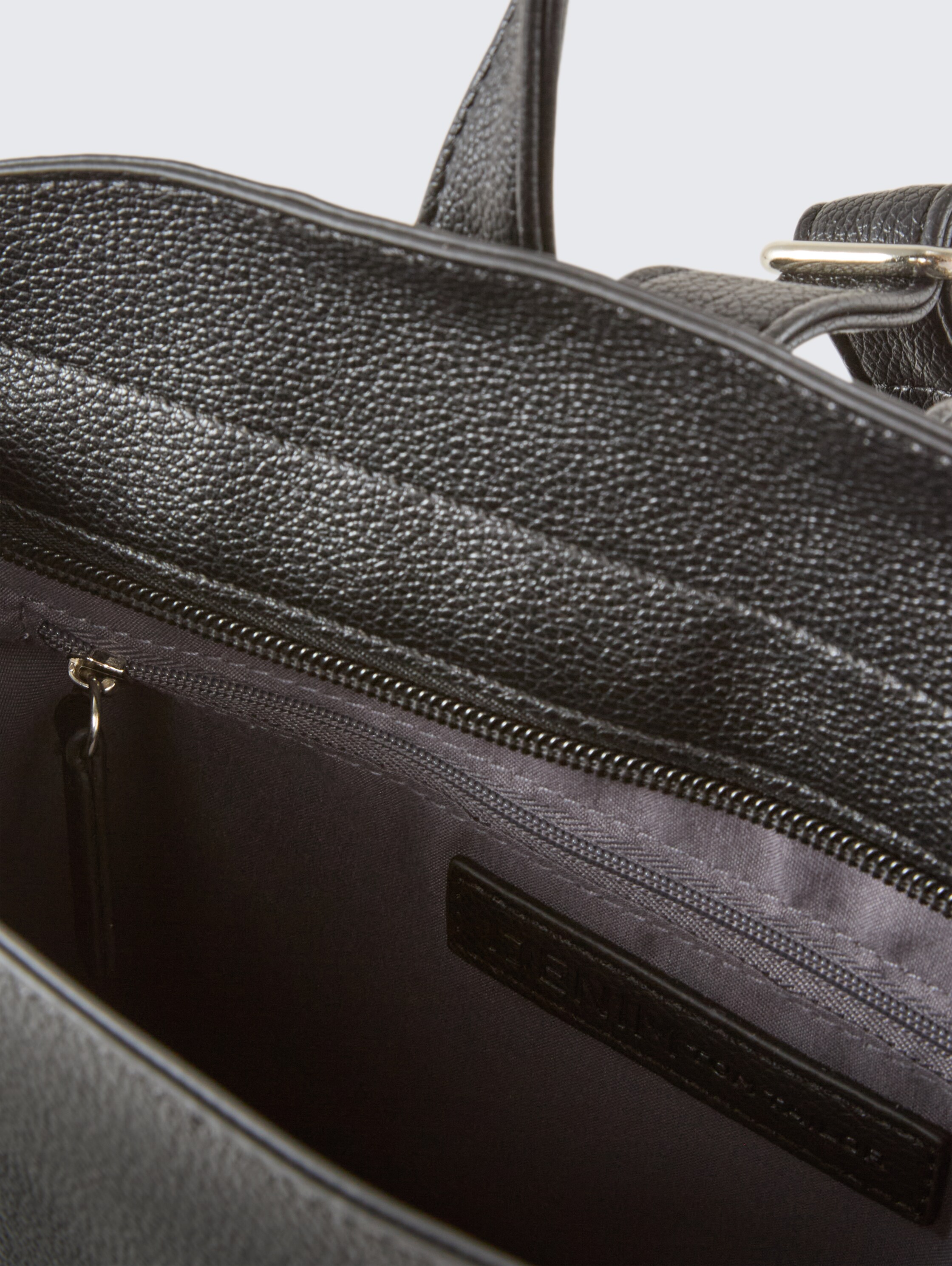 TTZEPHYRA M Rucksack aus Lederimitat - schwarz_black - 