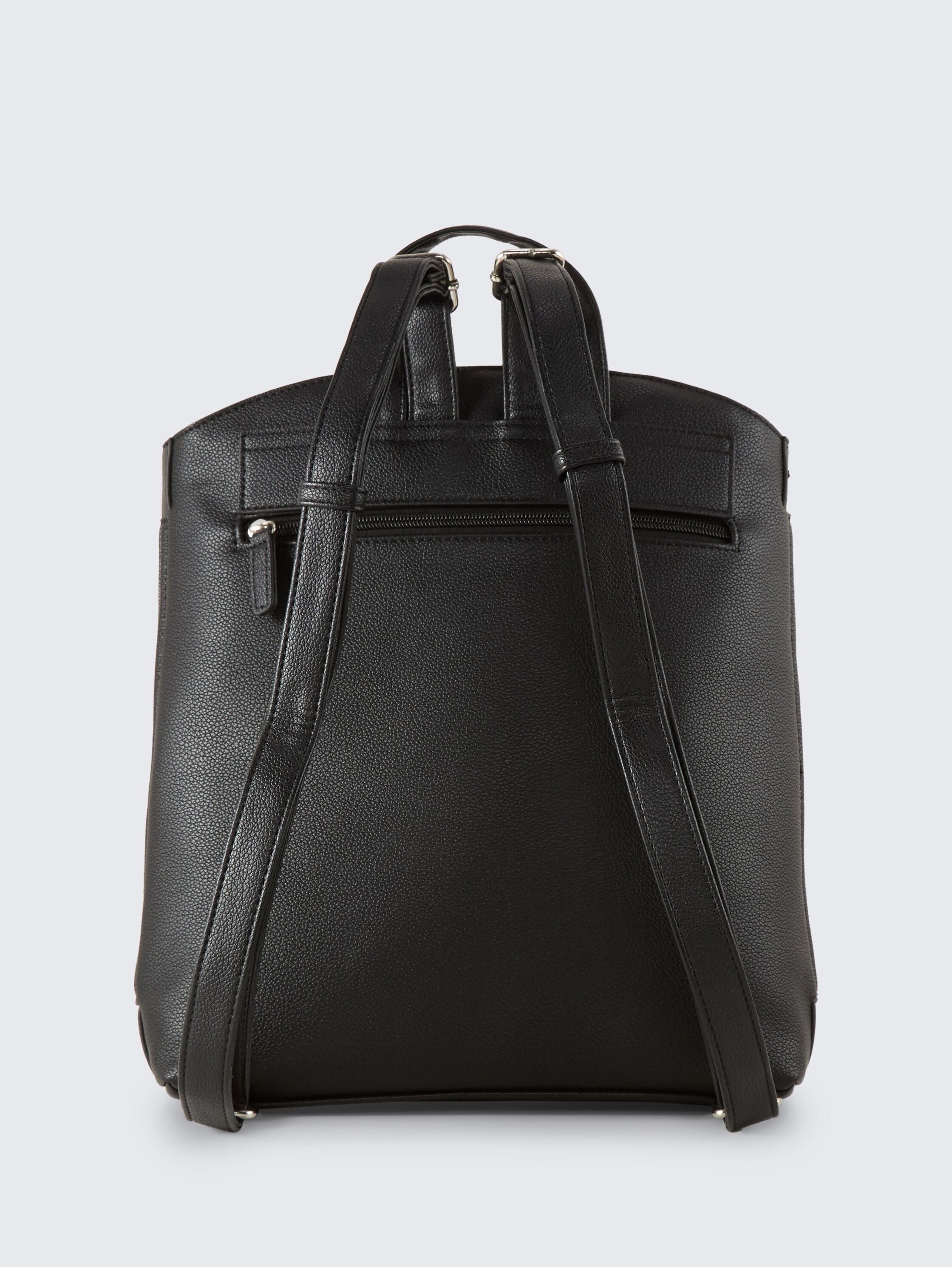 TTZEPHYRA M Rucksack aus Lederimitat - schwarz_black - 