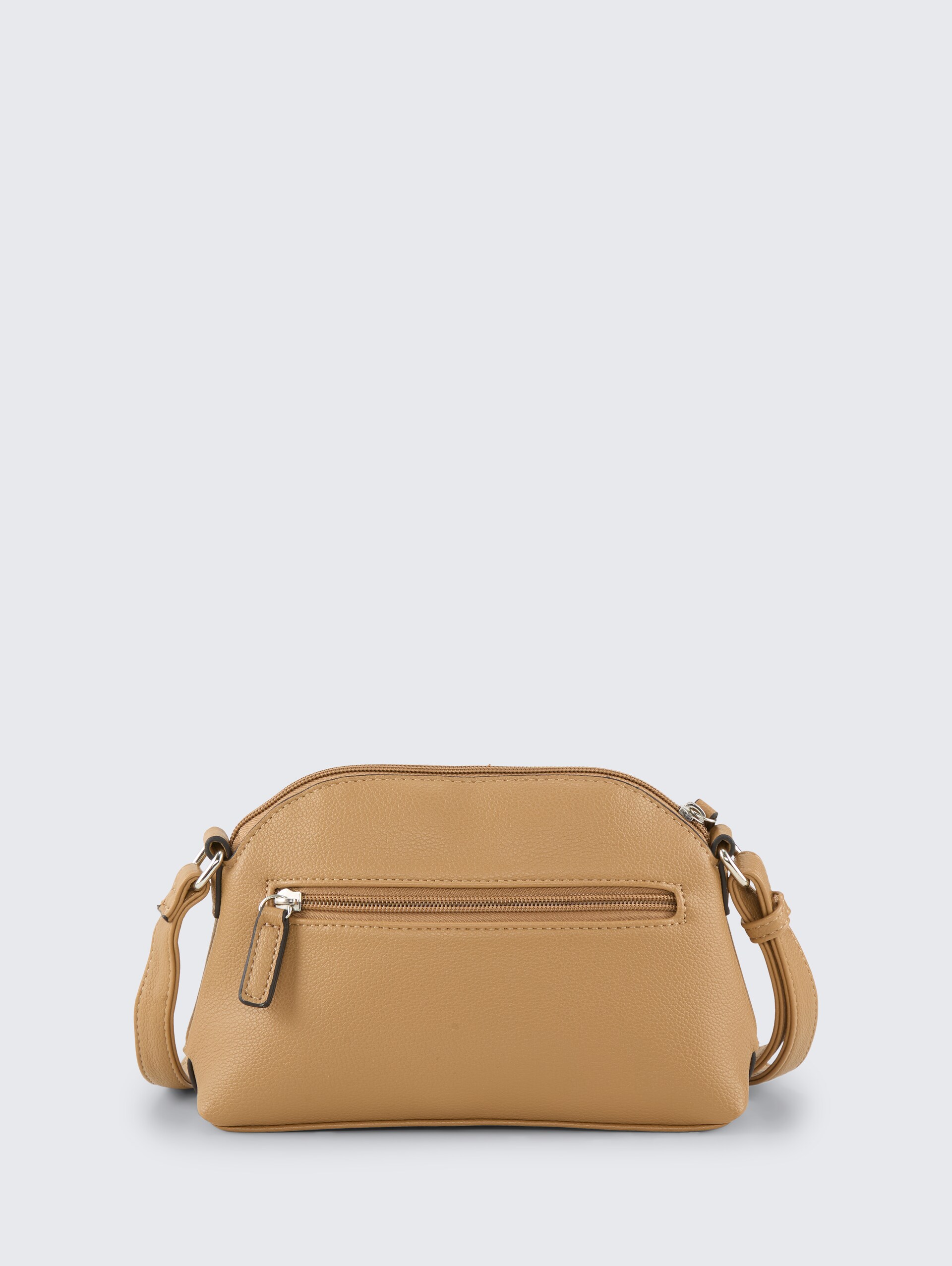 TTZEPHYRA S Umhängetasche mit Silikon-Logoprint - camel / camel nature - Produkt-Rückansicht