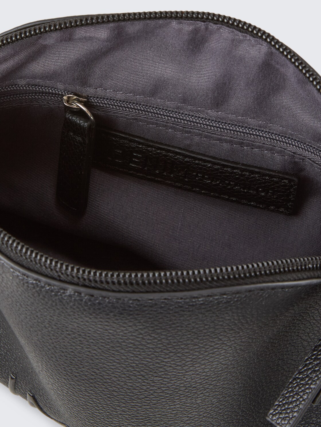 TTZEPHYRA S Umhängetasche mit Silikon-Logoprint - schwarz / black - seitliche Produkt-Ansicht 