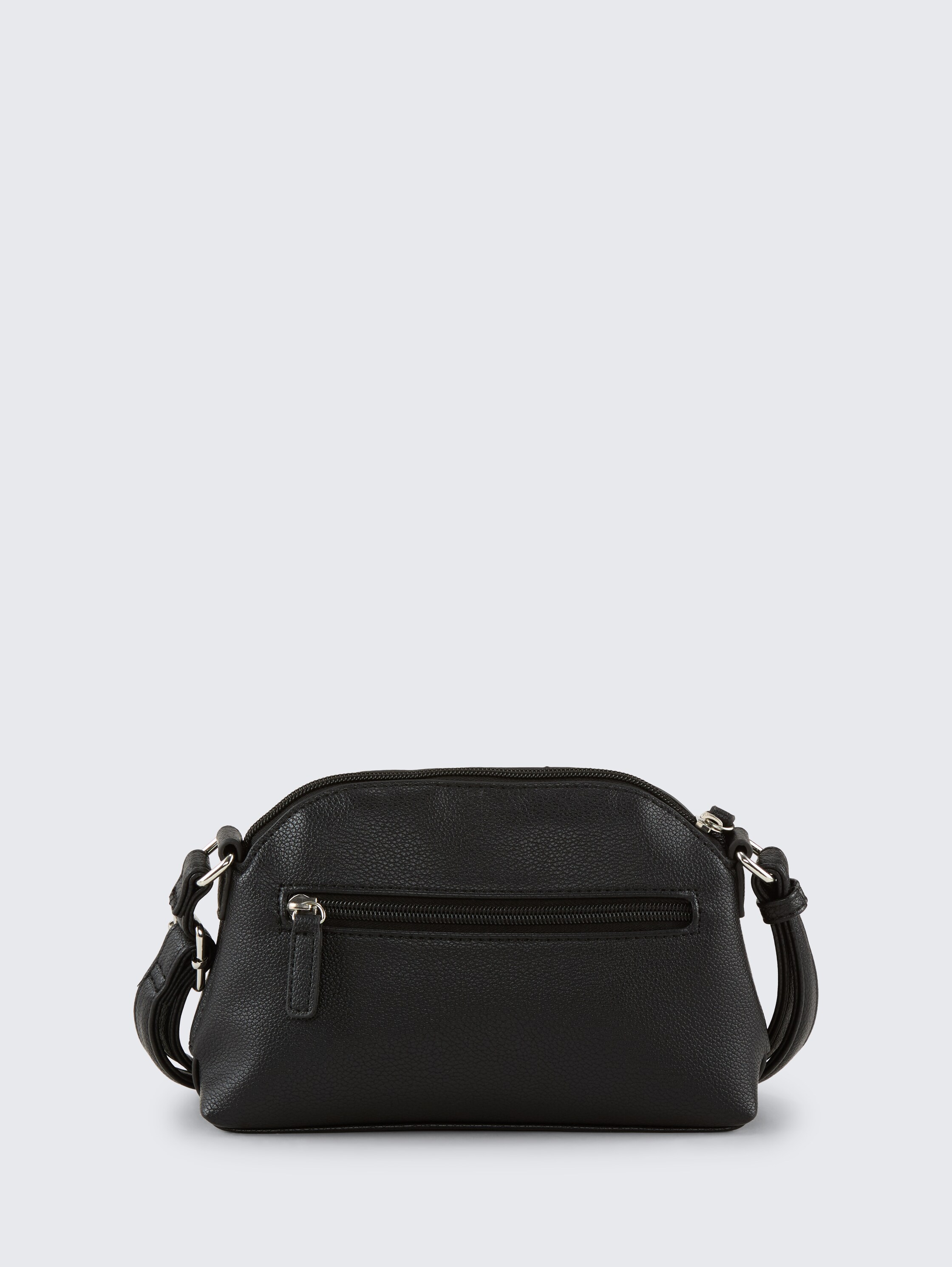 TTZEPHYRA S schoudertas met siliconen logoprint - schwarz / black - Achteraanzicht product